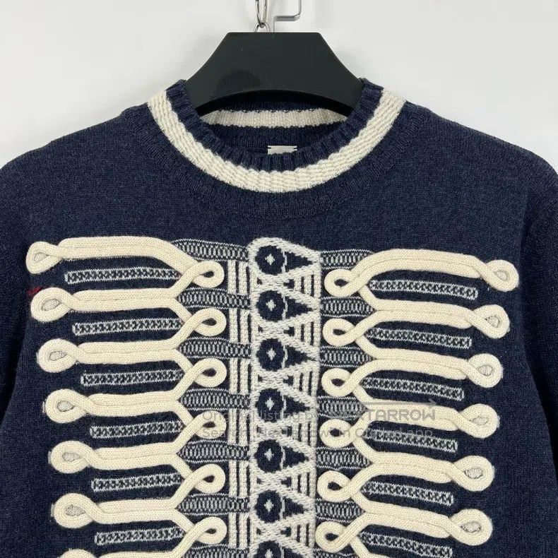 Hermes Hermes Royal-style braided rope knot button sweater Size XS / US 0-2 / IT 36-38 - 3 Thumbnail