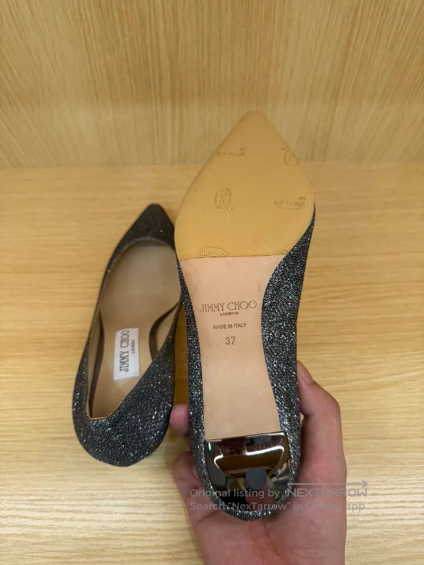 Jimmy Choo Jimmy Choo Sequin High Heels. Size US 6 / IT 36 - 4 Thumbnail