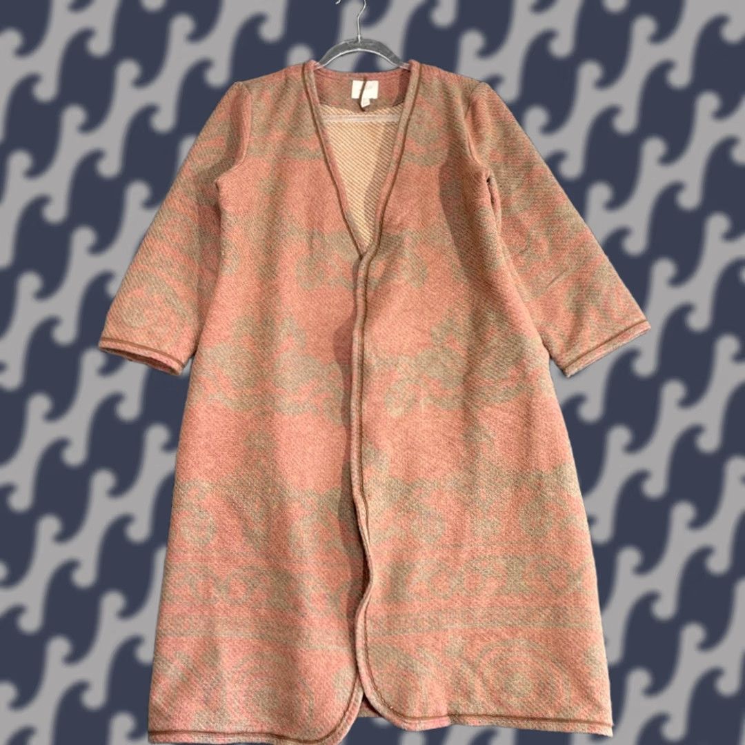 J. Jill J. Jill Brown Paisley Long Cardigan Sweater Women's Size MP Size M / US 6-8 / IT 42-44 - 1 Thumbnail