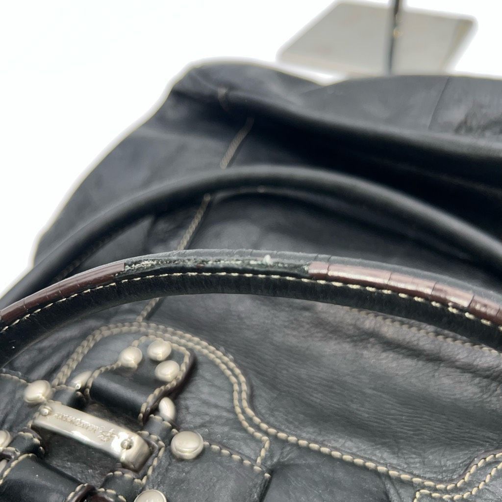Other B. Makowski Soft Leather Bag with Harness Buckle and Studs. *SEE PICS AND DESCRIPTION Size ONE SIZE - 16 Thumbnail