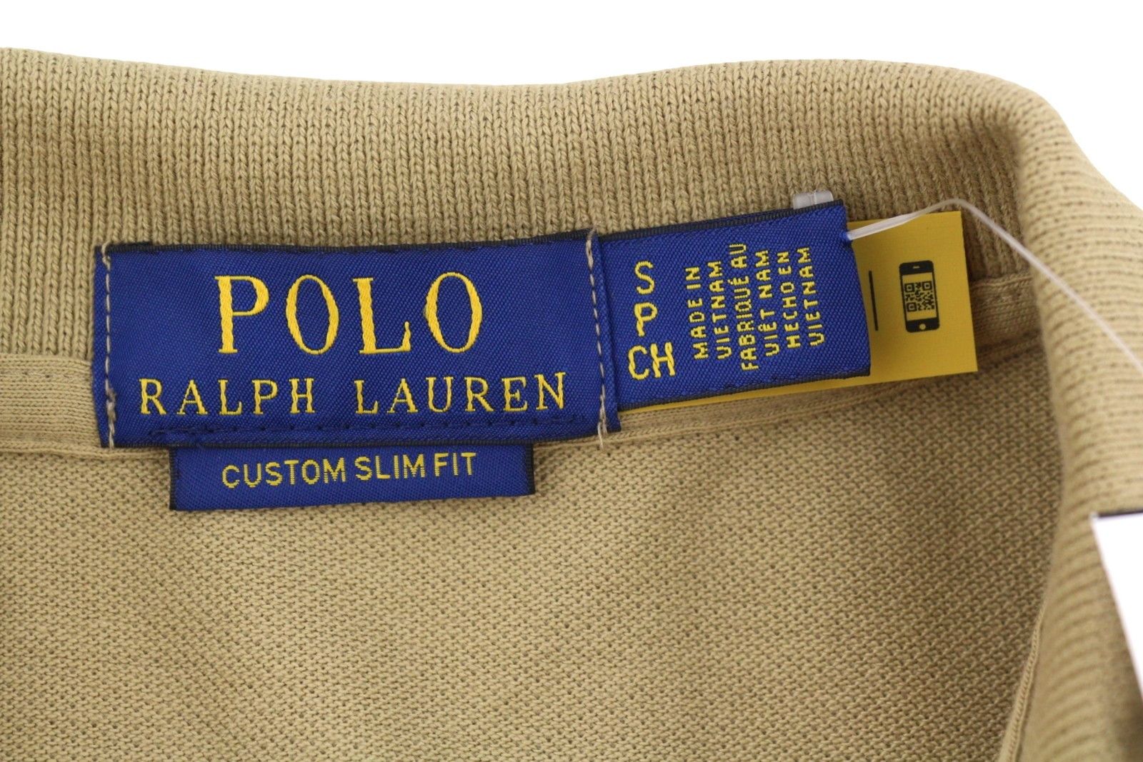 Ralph Lauren CUSTOM SLIM FIT S Beige Embroidered Logo 87885 Size US S / EU 44-46 / 1 - 11 Thumbnail