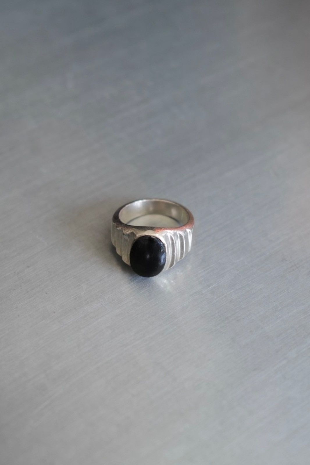 Other 80s〜90s Vintage Onyx Ring Size ONE SIZE - 2 Thumbnail