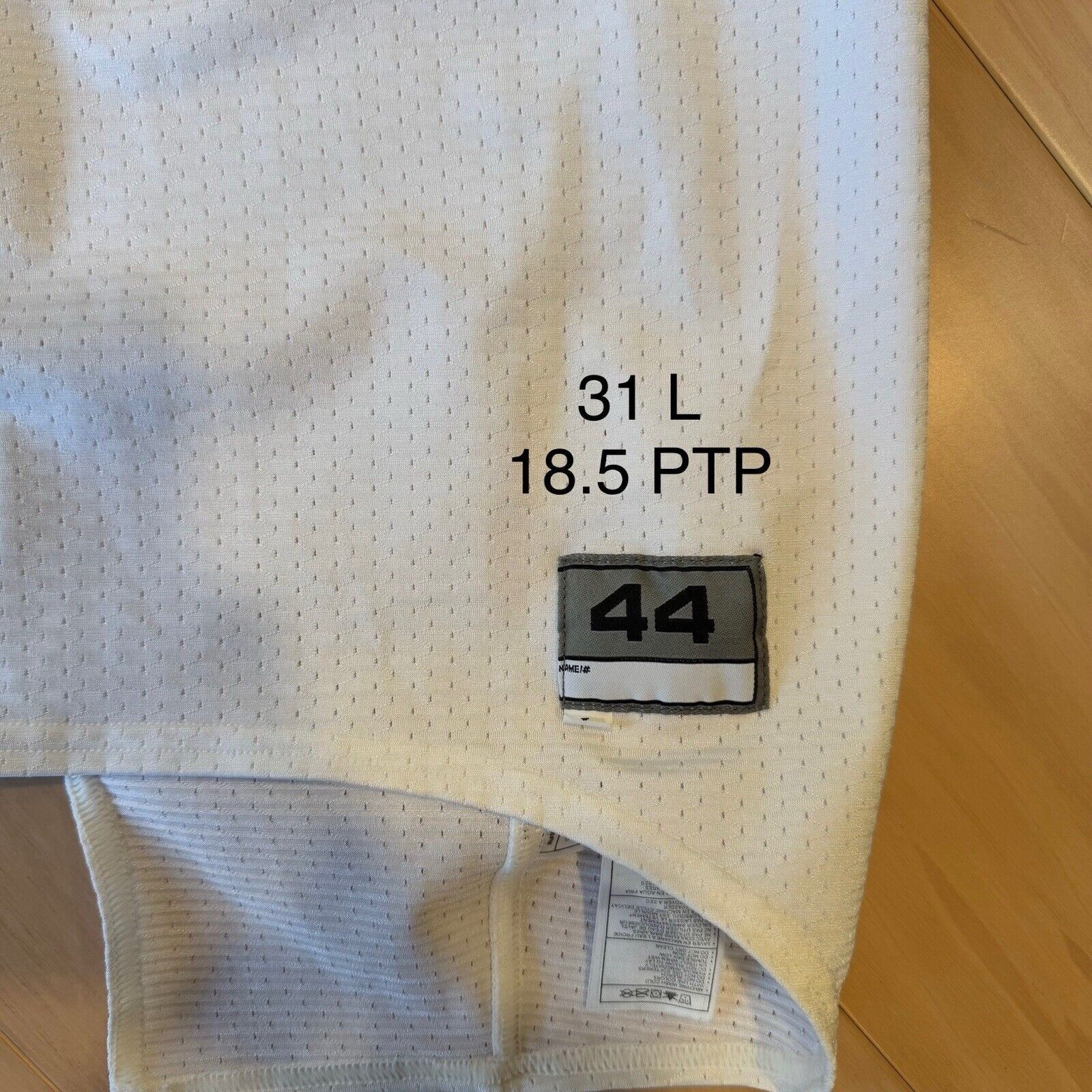 Nike Colorado Buffaloes Football Jersey White Game Issued Pro Cut Size US L / EU 52-54 / 3 - 5 Thumbnail