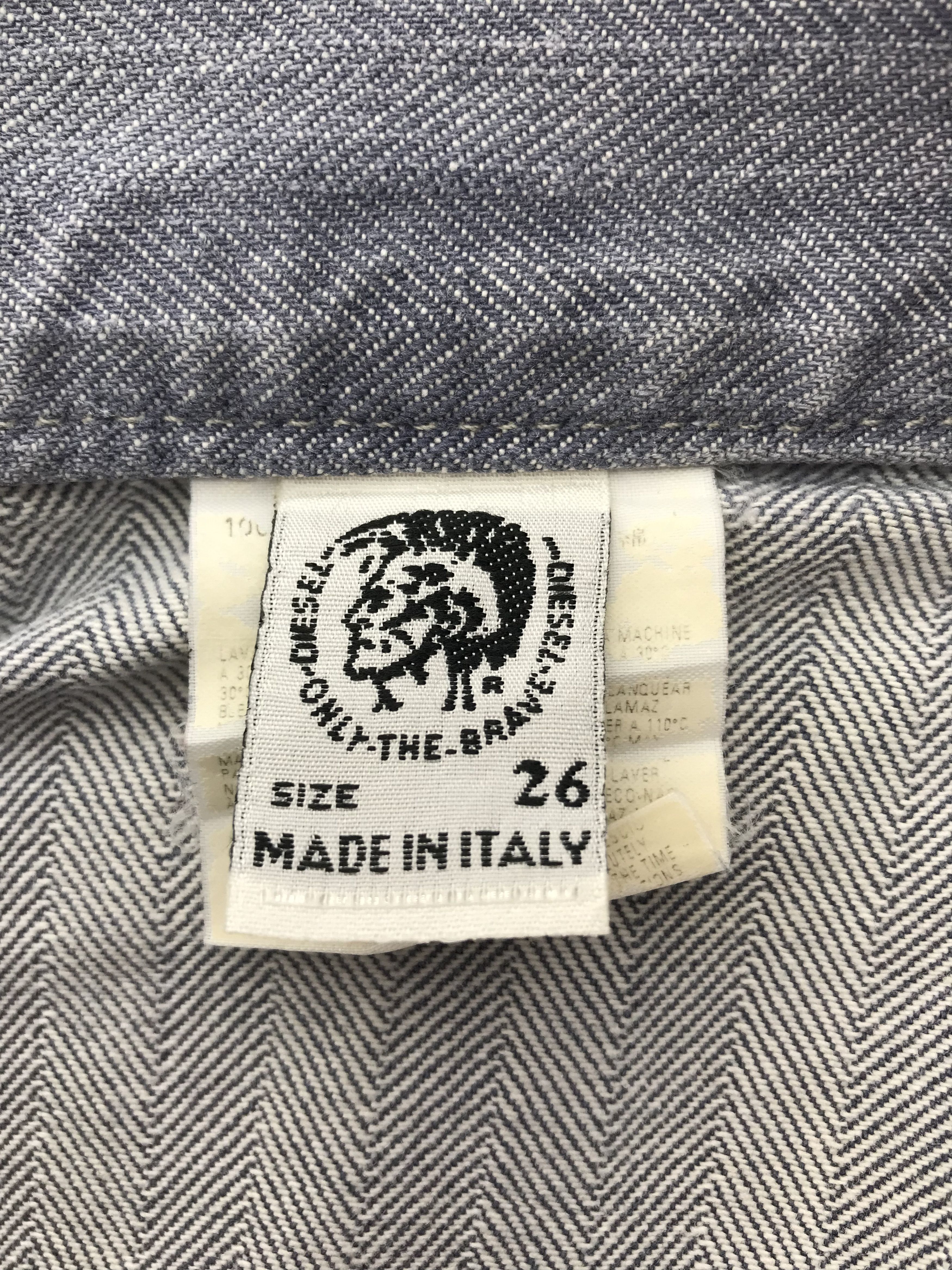 Diesel Vintage Diesel Striped Design Flare Jeans Size 26" / US 2 / IT 38 - 12 Thumbnail