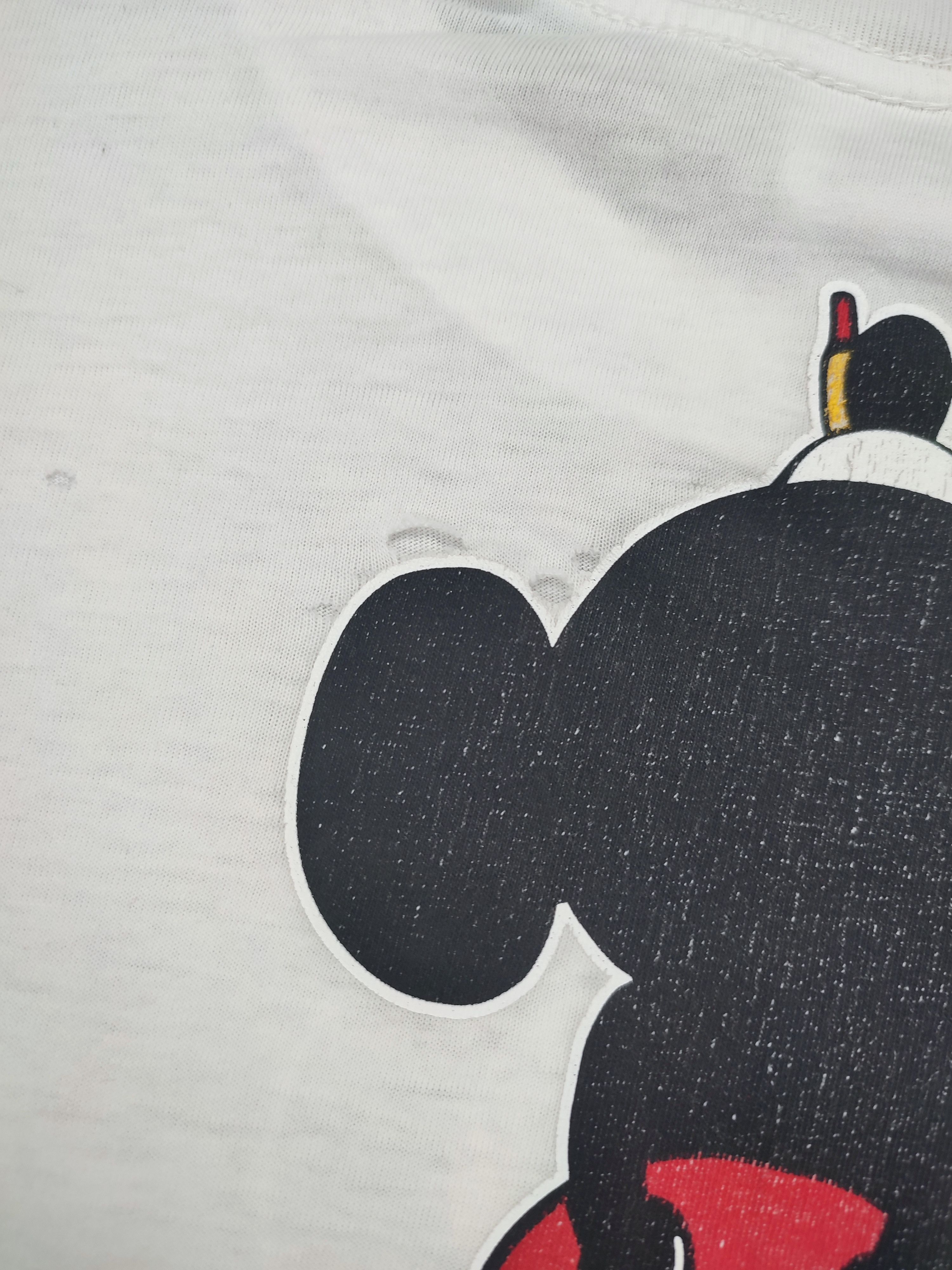 Mickey Mouse × Vintage Grunge Design Mickey Mouse Liam Gallagher Singing Pose Tee Size US XL / EU 56 / 4 - 10 Thumbnail