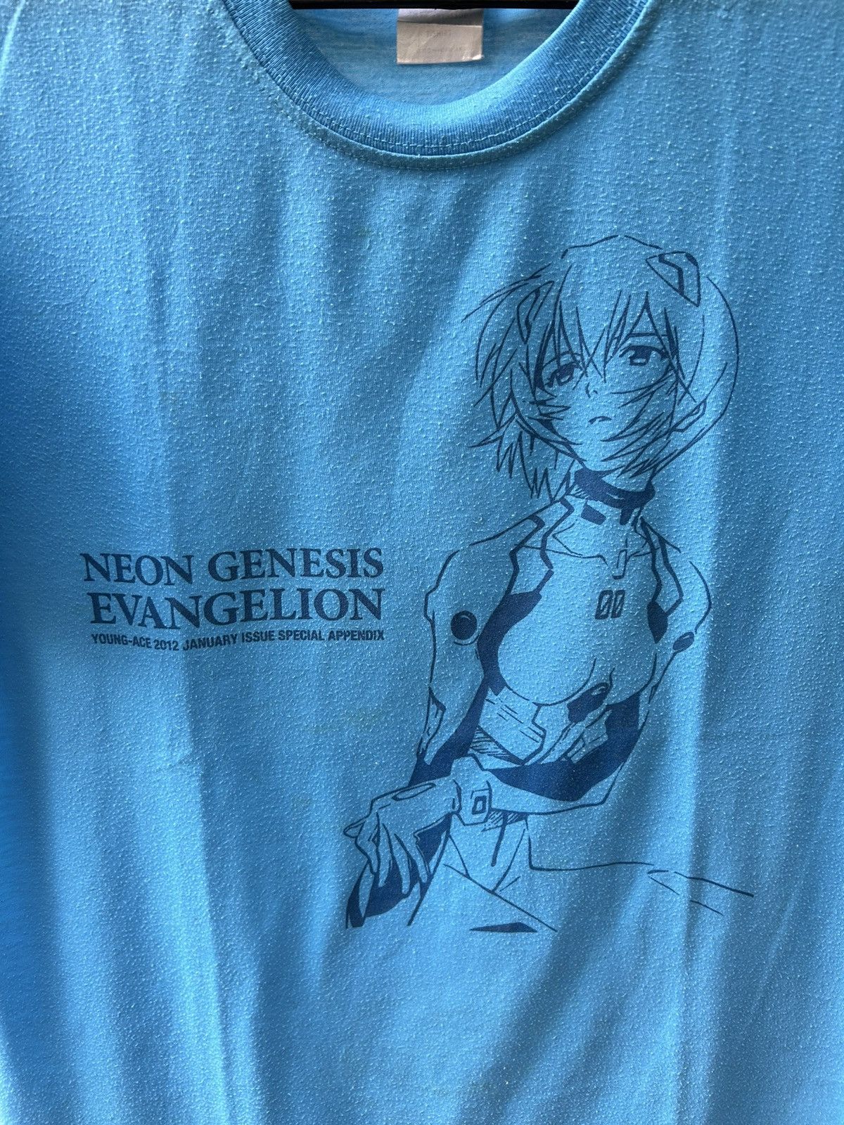 Anime × Japanese Brand × Vintage EVANGELION Young Ace Special issue T shirt Very Rare 🔥 Size US S / EU 44-46 / 1 - 4 Thumbnail