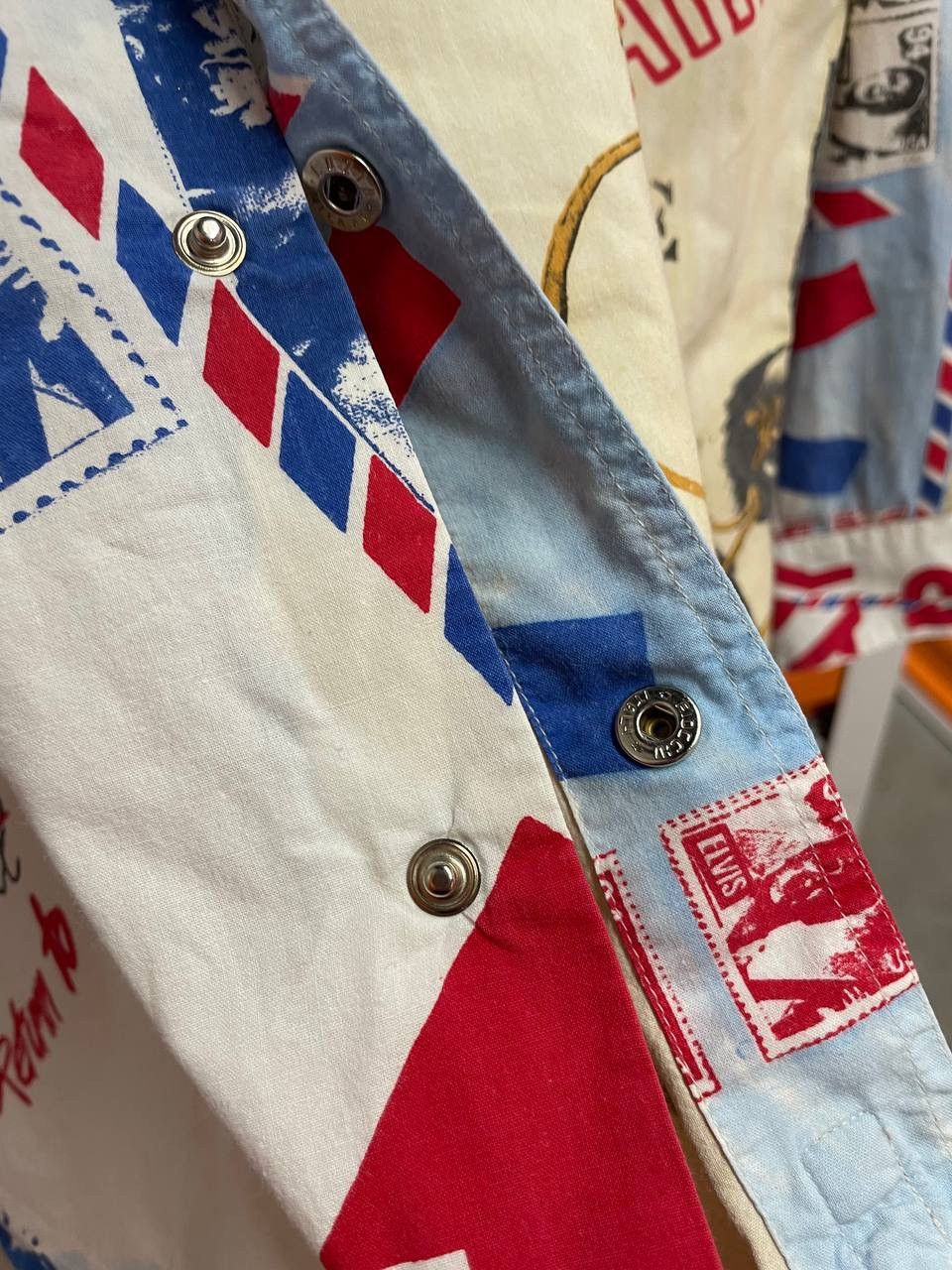 Iceberg 1994 ELVIS PRESLEY Vintage ICEBERG Shirt Snap Button Size US L / EU 52-54 / 3 - 18 Thumbnail