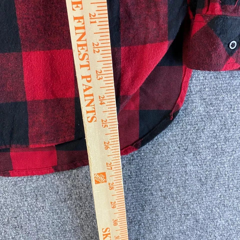 Burnside Burnside Flannel Shirt Medium Women's Red Bridesmaid M Size M / US 6-8 / IT 42-44 - 7 Thumbnail