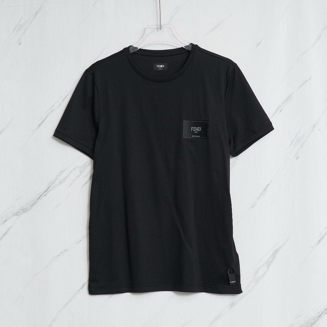 Fendi Fendi Unisex Patch Round Neck T-Shirt Size US M / EU 48-50 / 2 - 1 Thumbnail