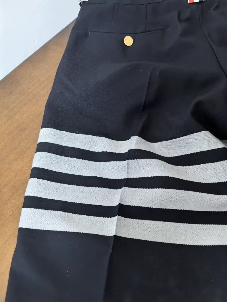 Thom Browne Thom Browne Size 2Gold Button Wool Trousers 2501-Nextarrow Size US 32 / EU 48 - 7 Thumbnail