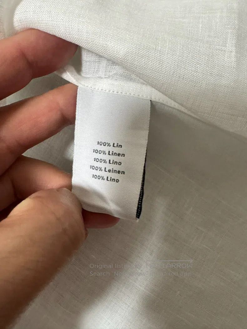 Hermes Hermes size 39 Linen shirt, 100% linen Size US L / EU 52-54 / 3 - 8 Thumbnail