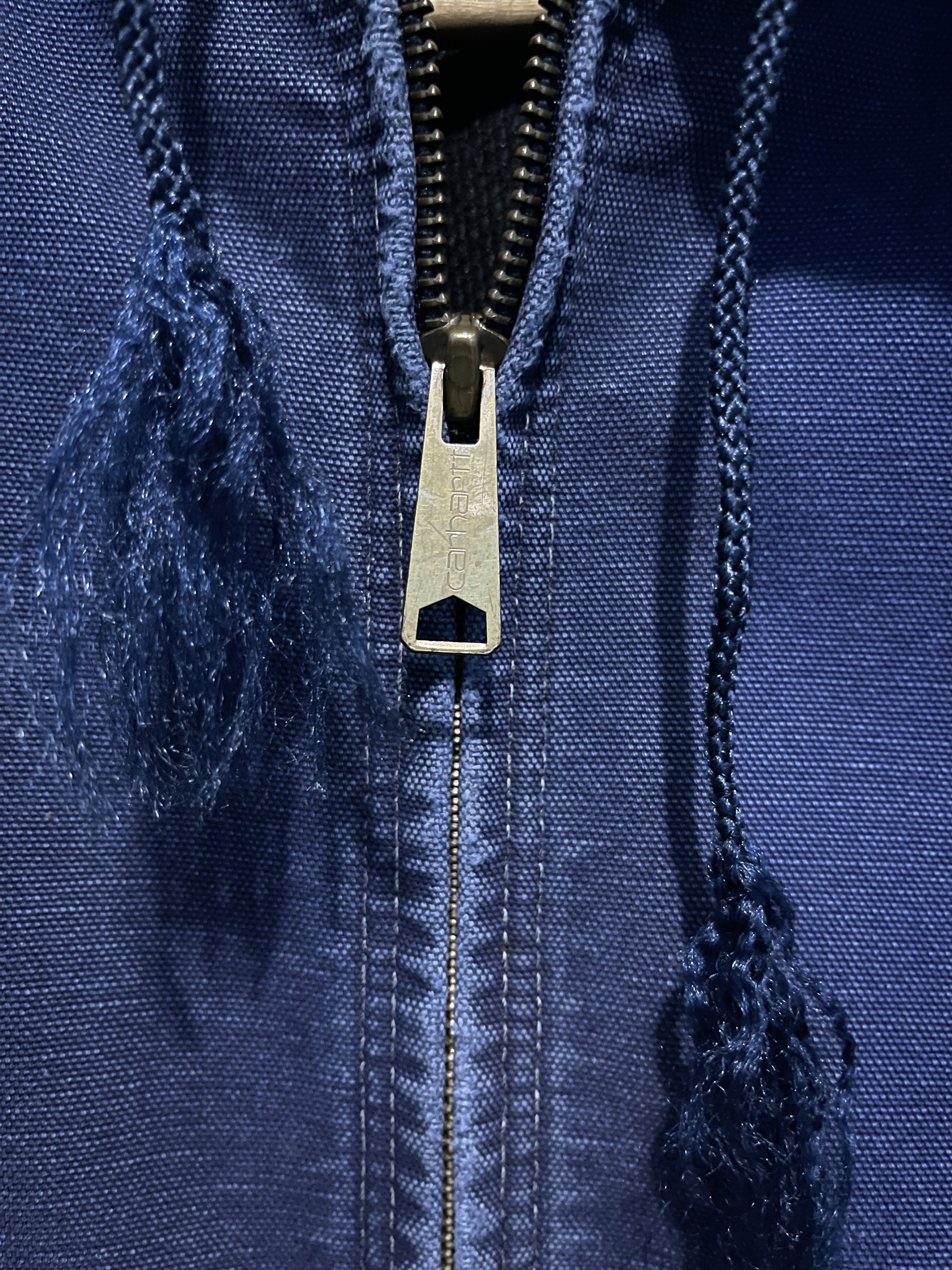 Carhartt Carhartt Blue Work Wear Hooded Jacket Size US L / EU 52-54 / 3 - 3 Thumbnail