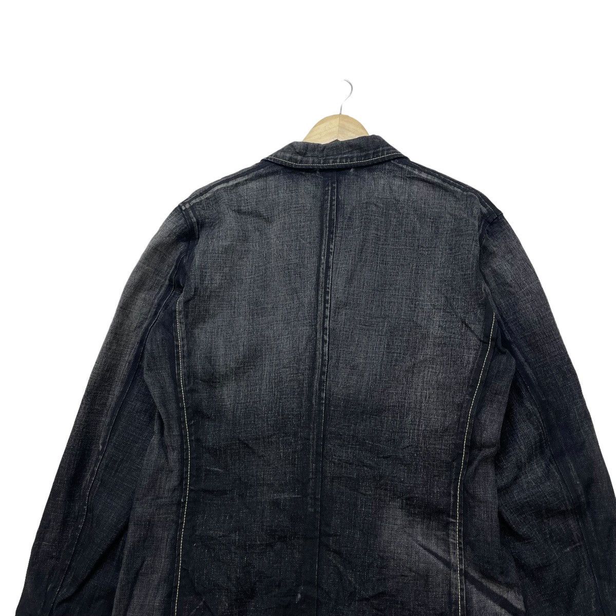 Levi's Levis Denim Worker Style Faded Jacket Size US M / EU 48-50 / 2 - 8 Thumbnail