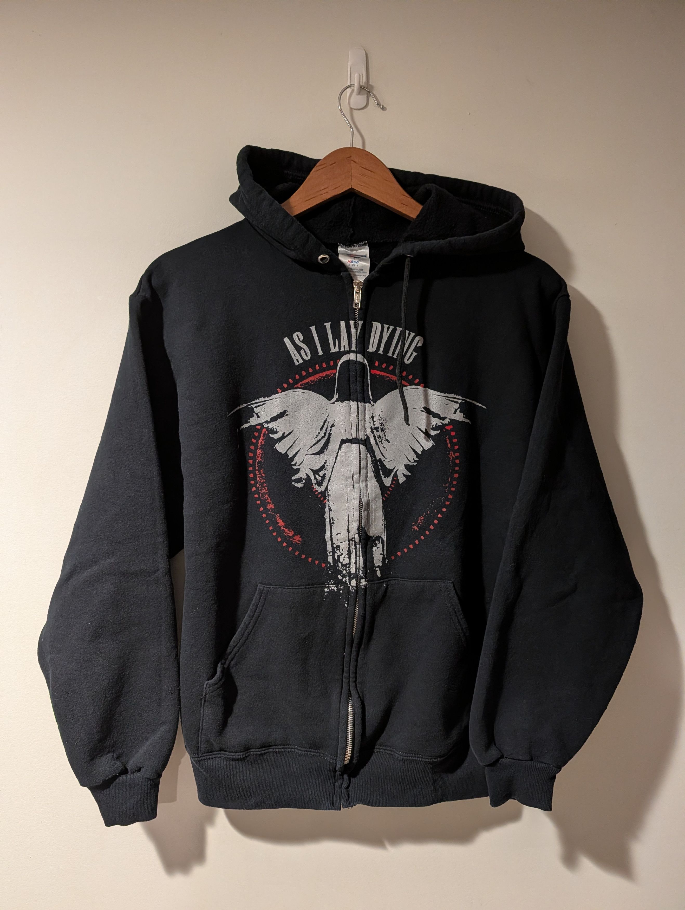 Band Tees As I Lay Dying Band Graphic Full Zip Hoodie Jerzees Men's Size US S / EU 44-46 / 1 - 1 Thumbnail