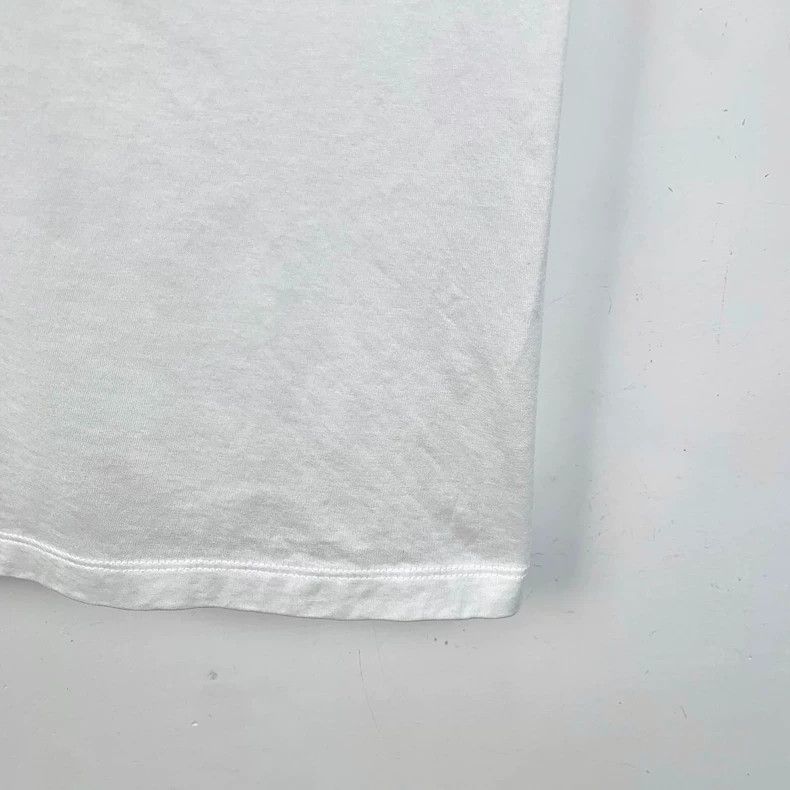 Saint Laurent Paris Saint Laurent White Logo printed cotton crewneck T-shirt 25 Size US S / EU 44-46 / 1 - 5 Thumbnail