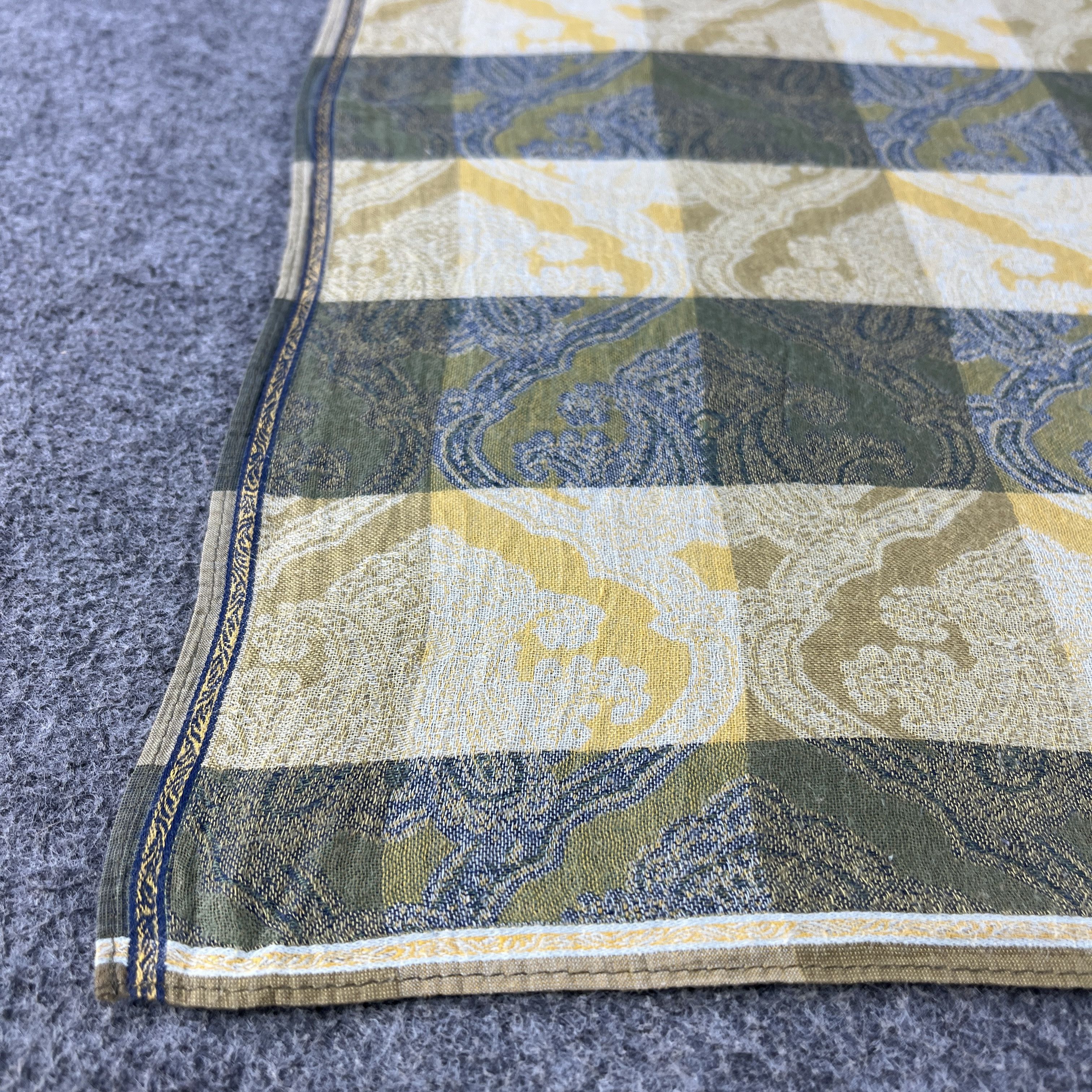 Vintage × Yves Saint Laurent Yves Saint Laurent Handkerchiefs Bandana Neckerchief B092 Size ONE SIZE - 7 Thumbnail