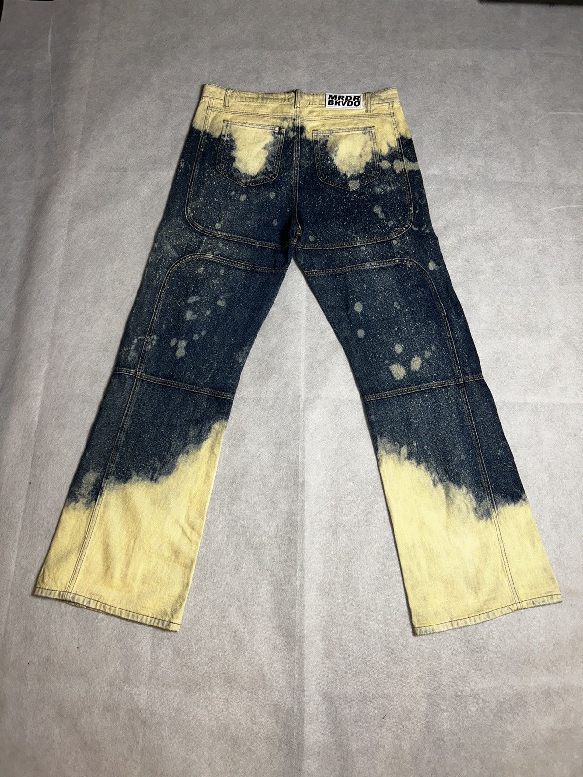 Who Decides War Bleached Who Decides War x MrdrBrvdo Jeans Size US 36 / EU 52 - 4 Thumbnail