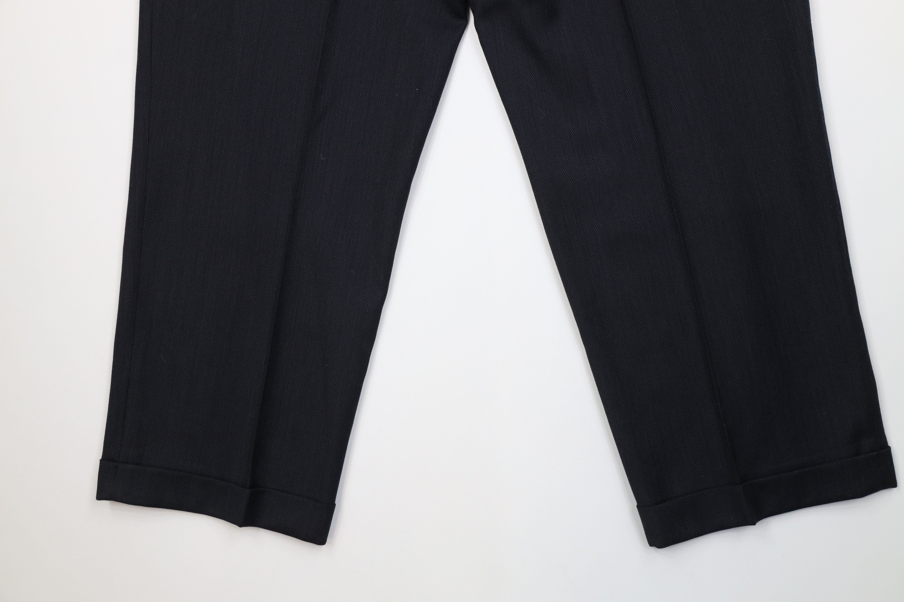 Vintage Vintage 70s Streetwear Knit Wide Leg Chino Pants Blue USA Size US 38 / EU 54 - 10 Thumbnail