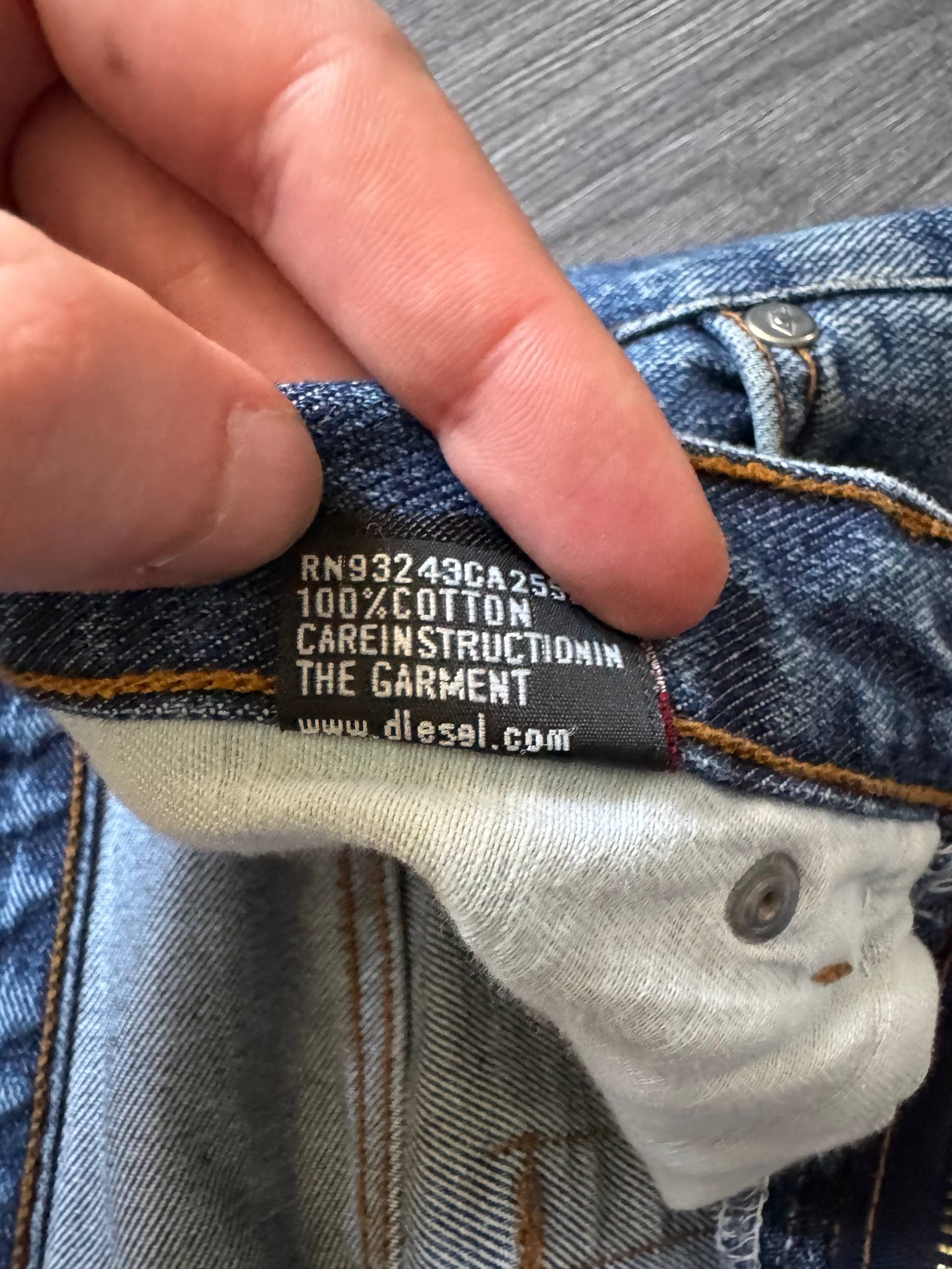 Diesel Vintage 90s Diesel jeans Size US 33 - 10 Thumbnail