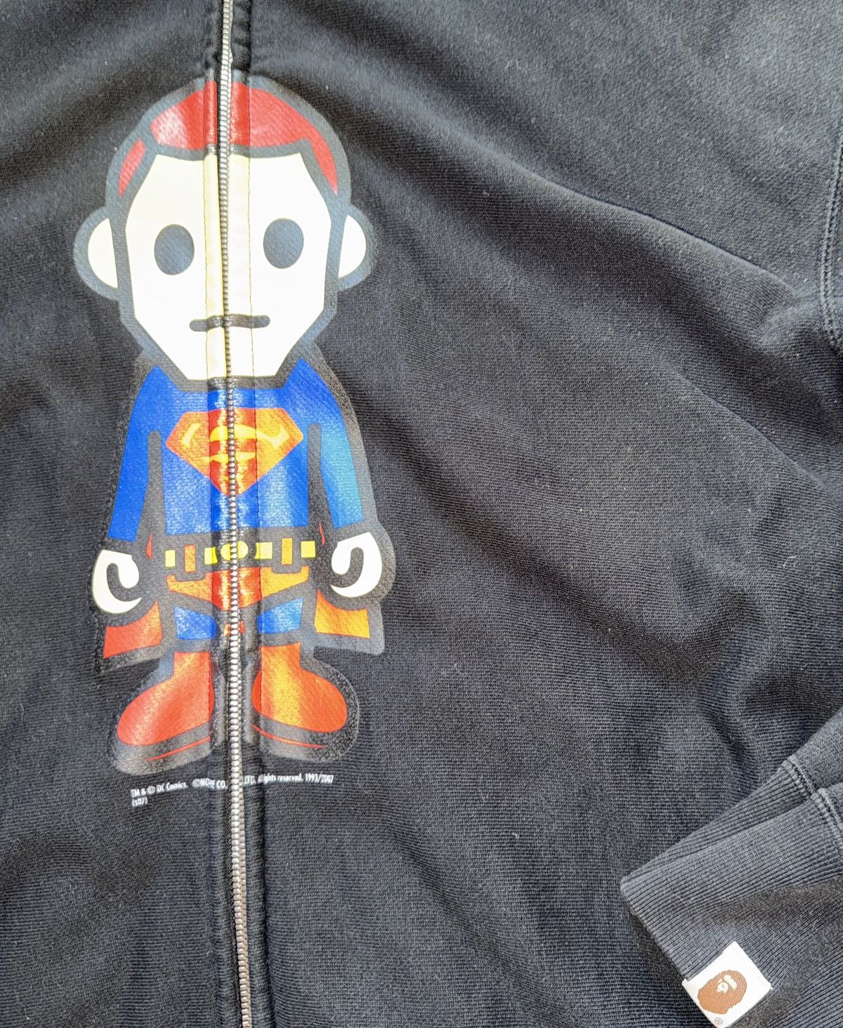 Bape × DC Comics A Bathing Ape x Superman Full zip Hoodie large Size US L / EU 52-54 / 3 - 2 Thumbnail