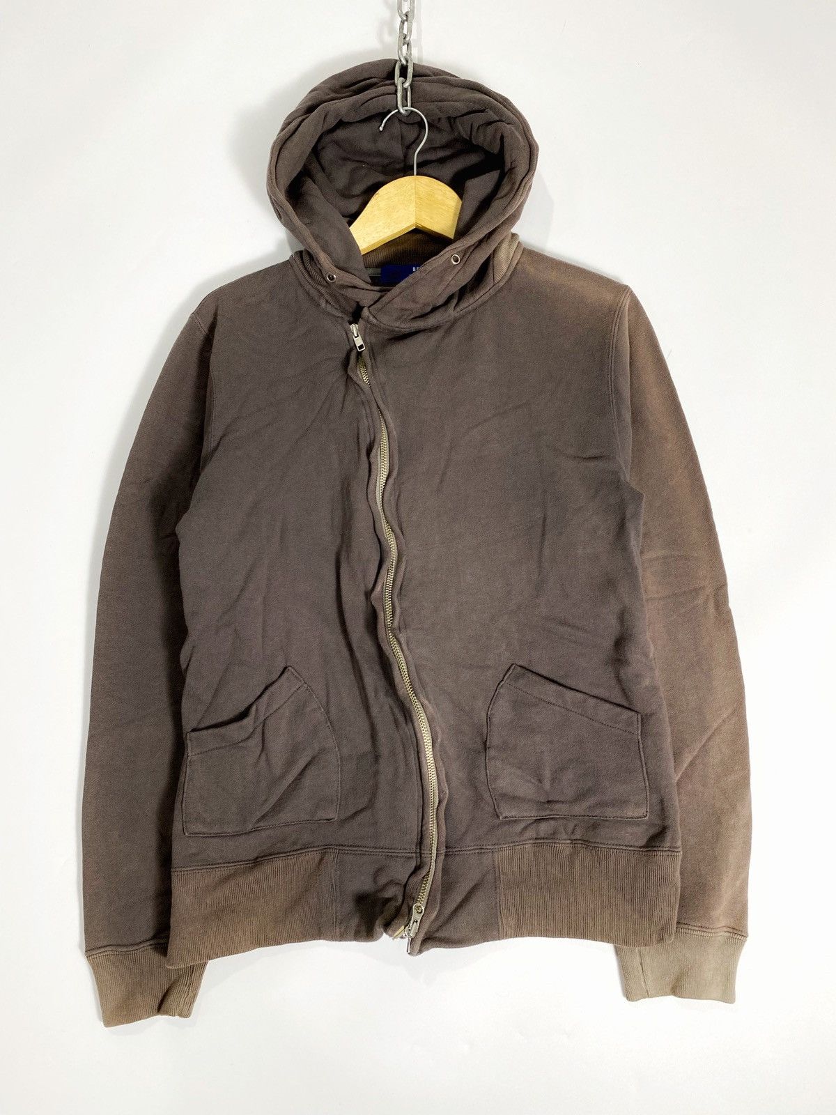 Japanese Brand Japanese faded hoodie beams hearts asymetrical style Size US M / EU 48-50 / 2 - 1 Thumbnail