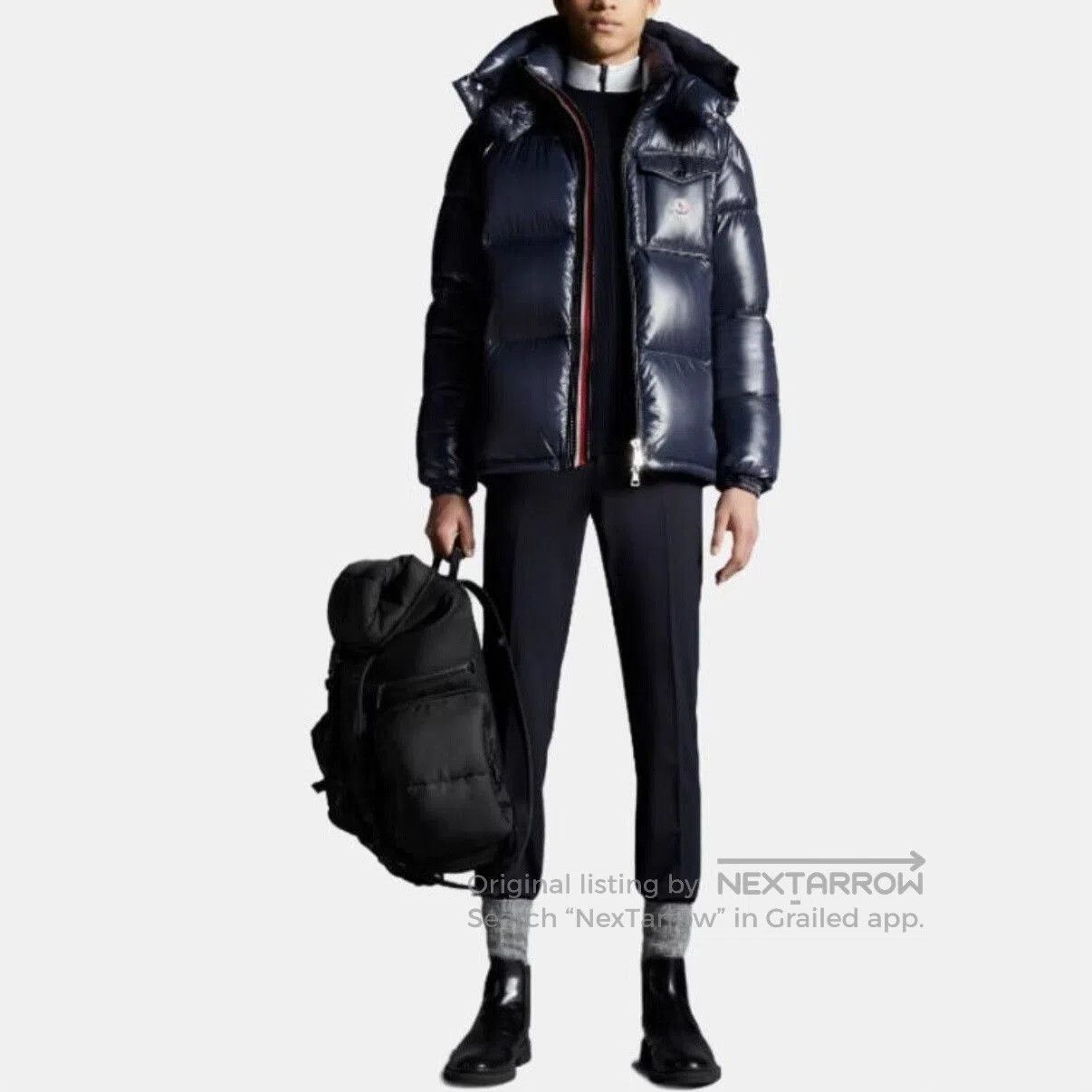 Moncler Moncler Montbeliard Down Jacket with Removable Hood. Size US XL / EU 56 / 4 - 7 Thumbnail