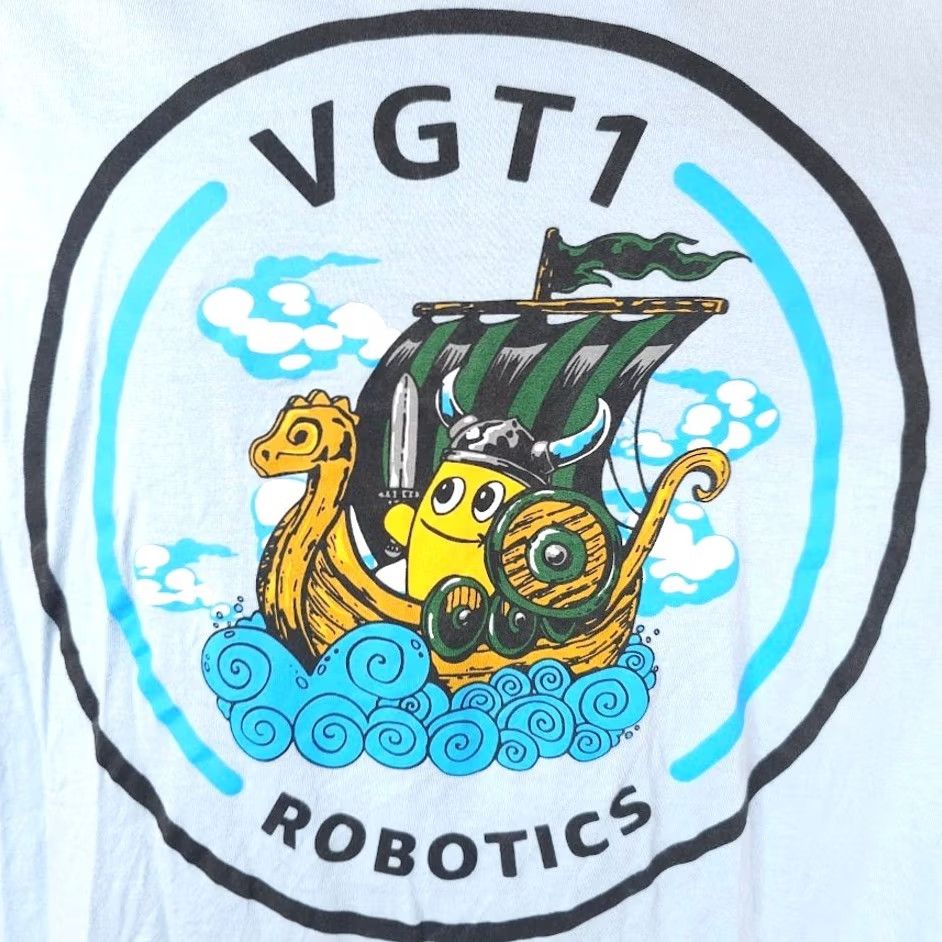 Vintage VGT1 Robotics T Shirt Mens Size Medium Blue Viking Ship Amazon Viking Ship T-Shirt Men M Blue tech software 2020-2029 Mens Size US M / EU 48-50 / 2 - 3 Thumbnail