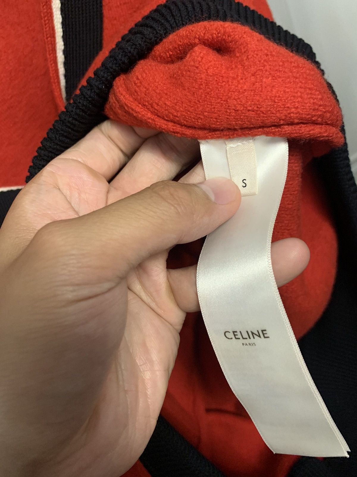 Celine Celine 2019FW Red Teddy Wool Cardigan Size US S / EU 44-46 / 1 - 5 Thumbnail