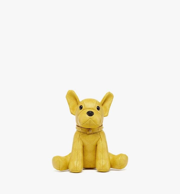 MCM o1mt1gz0125 Size: OS / Articles Small Bulldog Doll in Yellow Size ONE SIZE - 1 Thumbnail