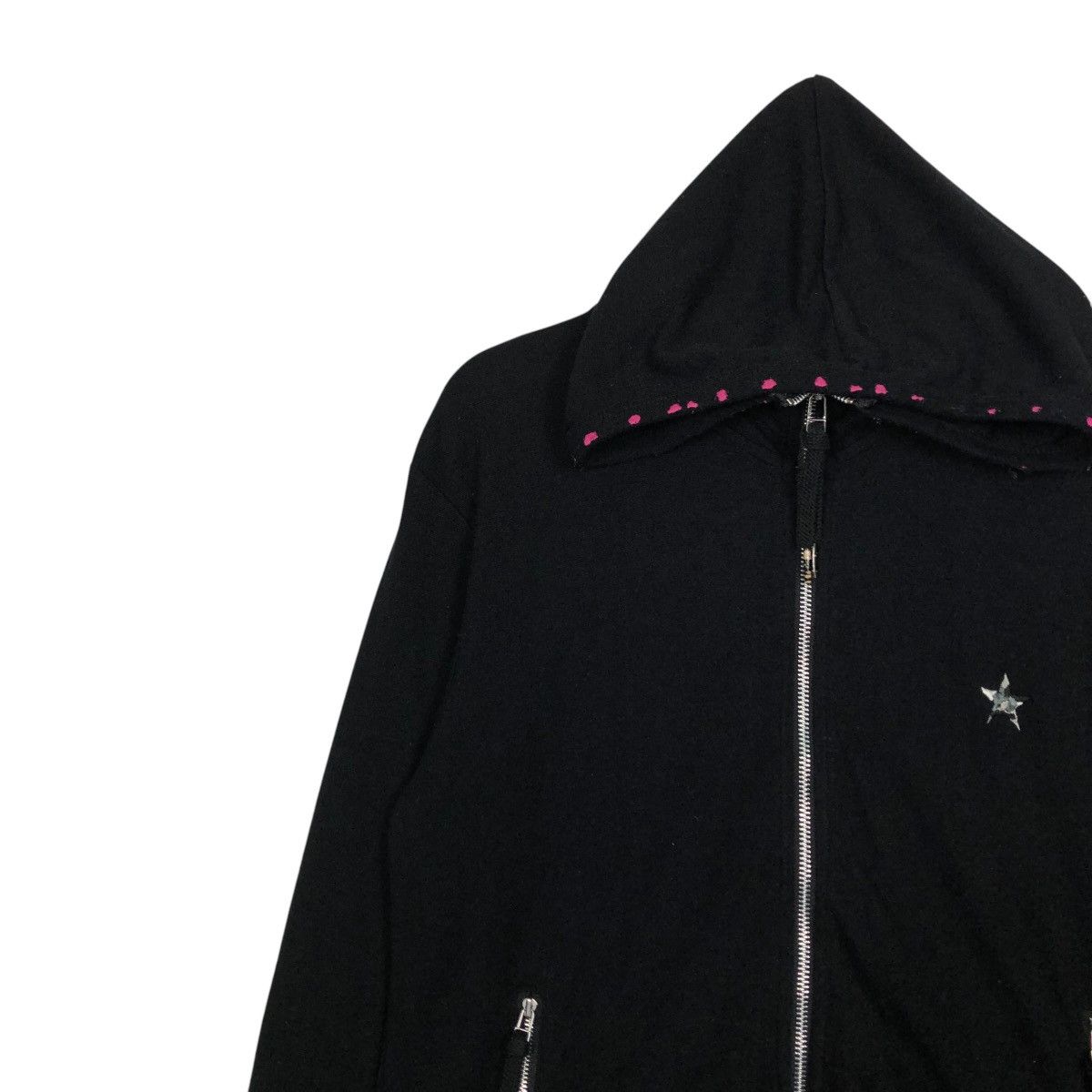 Hysteric Glamour 🔥VINTAGE ZIPPER JACKET HOODIE PPFM PUNK DESIGN BIKER Size US M / EU 48-50 / 2 - 9 Thumbnail