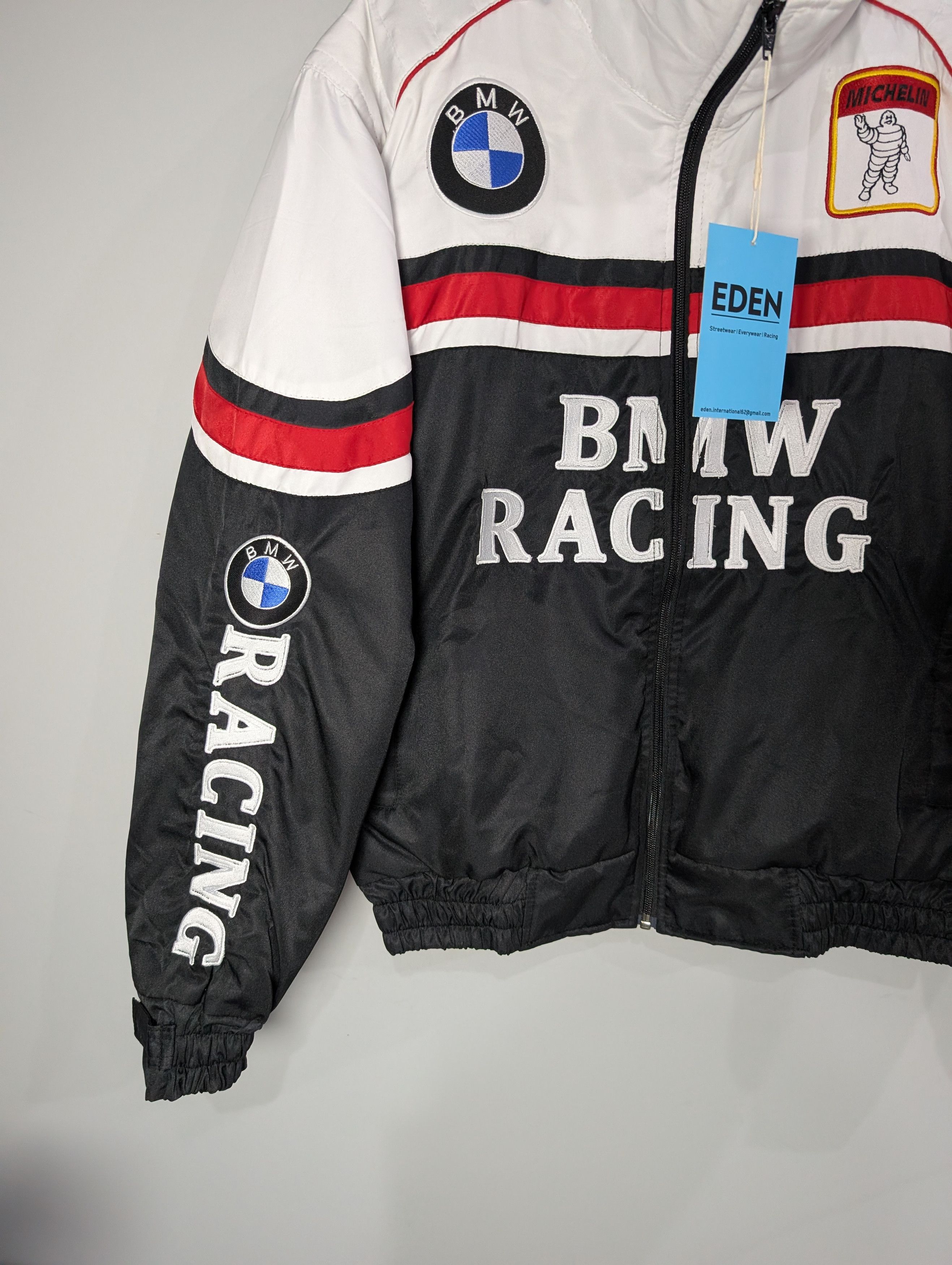 Formula 1 🔥BMW🔥 RACING JACKET 90s RETRO STREETWEAR Size L / US 10 / IT 46 - 4 Thumbnail