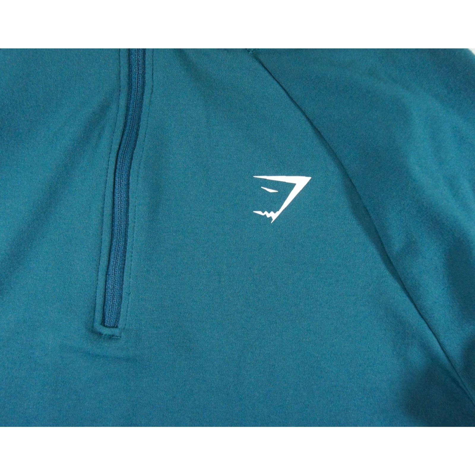 Gymshark Gymshark Women's 1/4 Zip Sweater Large Blue Pullover Activewear Training Casual Size L / US 10 / IT 46 - 3 Thumbnail