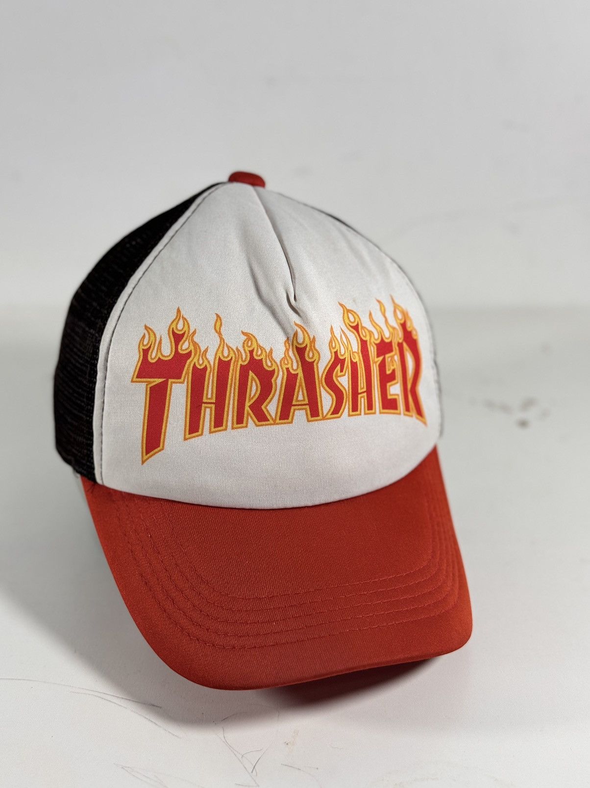 Thrasher Thrasher Fire Spell Out Trucker Cap Size ONE SIZE - 2 Thumbnail