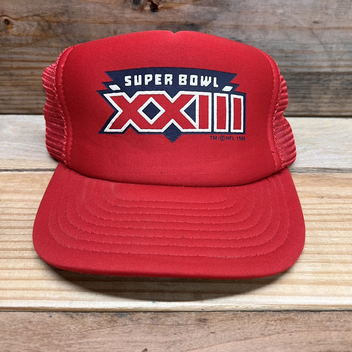 Vintage 1988 Super Bowl XXIII Srapback Corduroy Hat - San