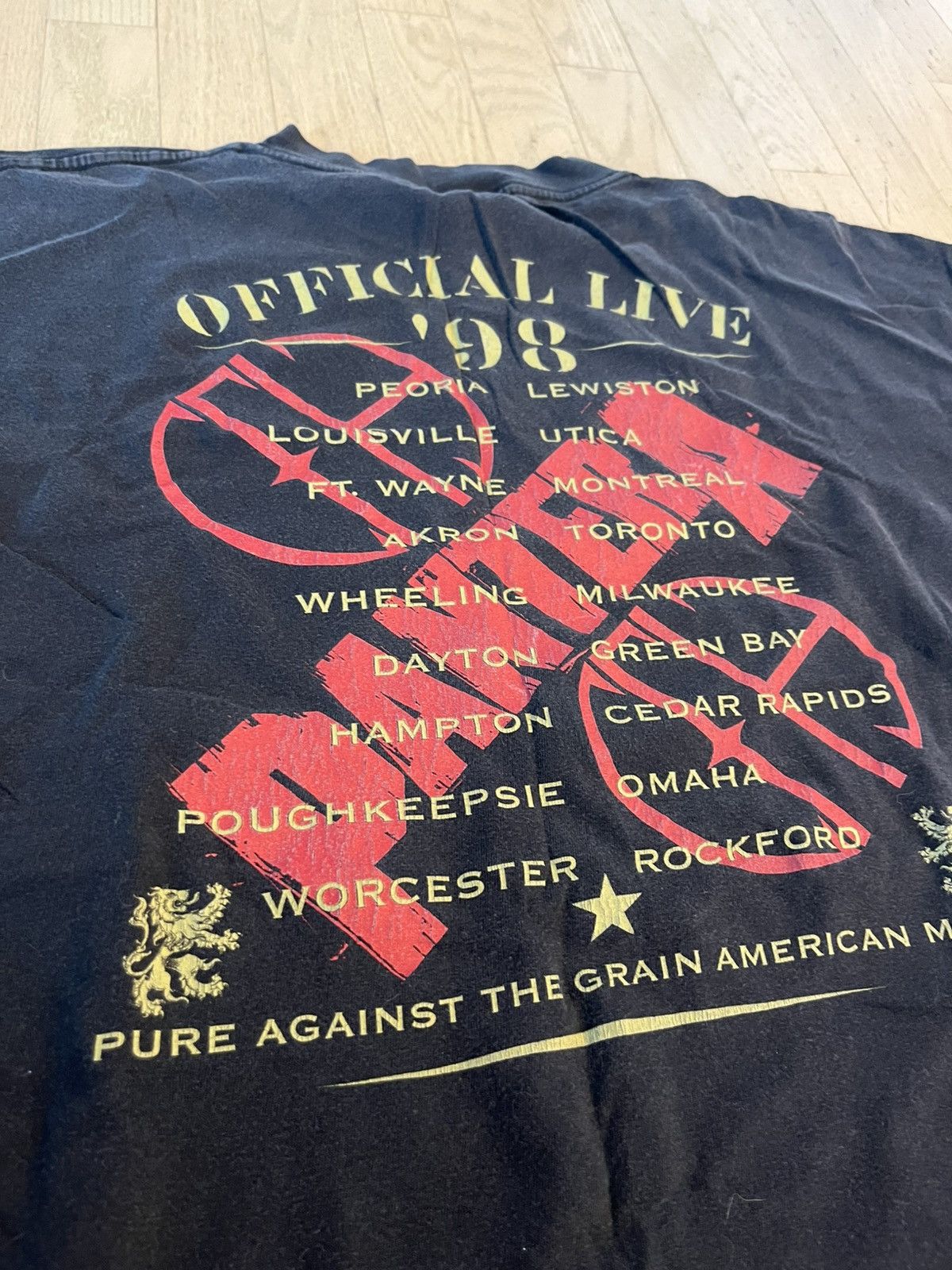 Band Tees × Vintage Vintage Pantera Official live Tour 1998 size Large Size US L / EU 52-54 / 3 - 5 Thumbnail