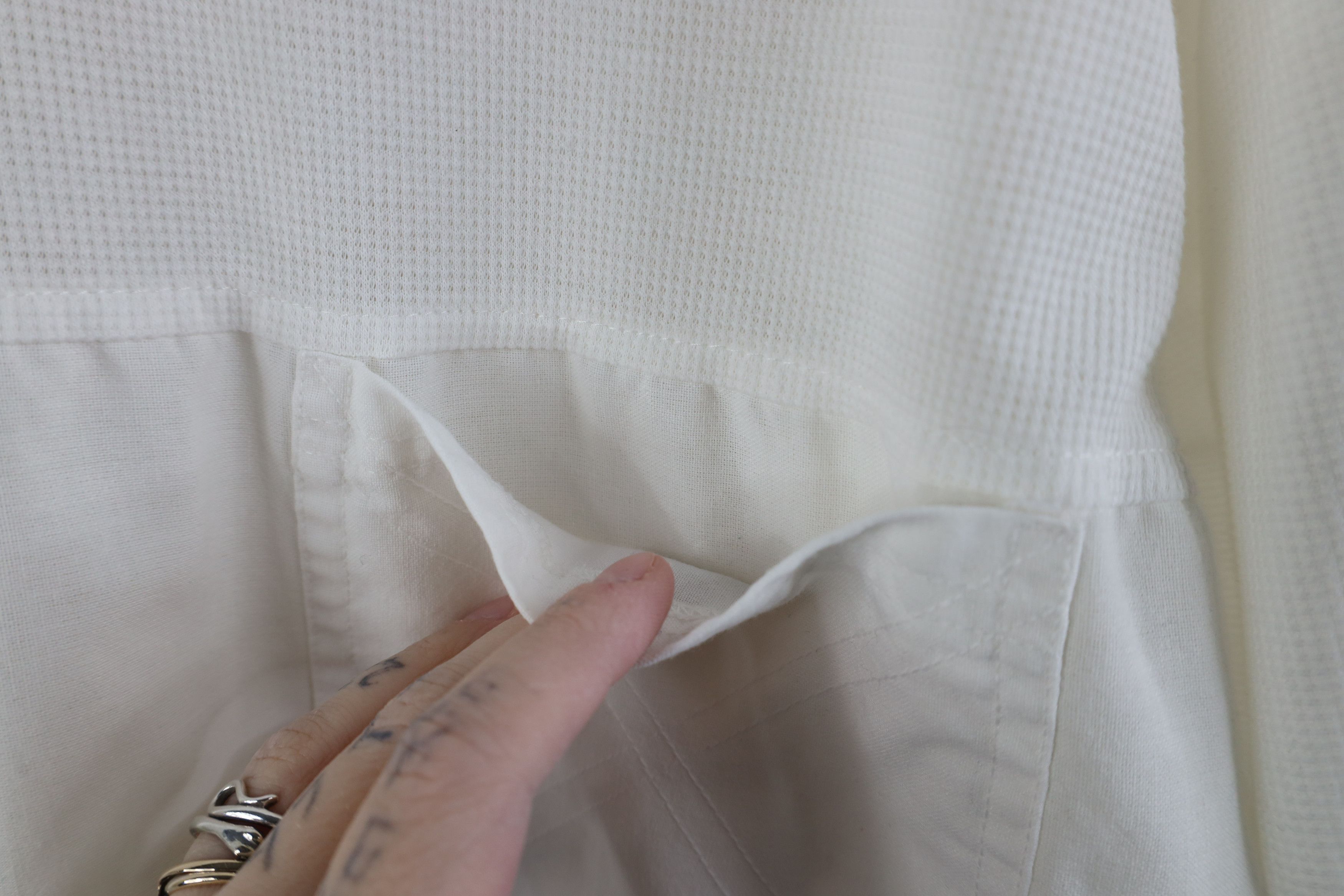 Vintage Vintage 90s Streetwear Knit Pullover Polo Shirt White Size US XL / EU 56 / 4 - 5 Thumbnail
