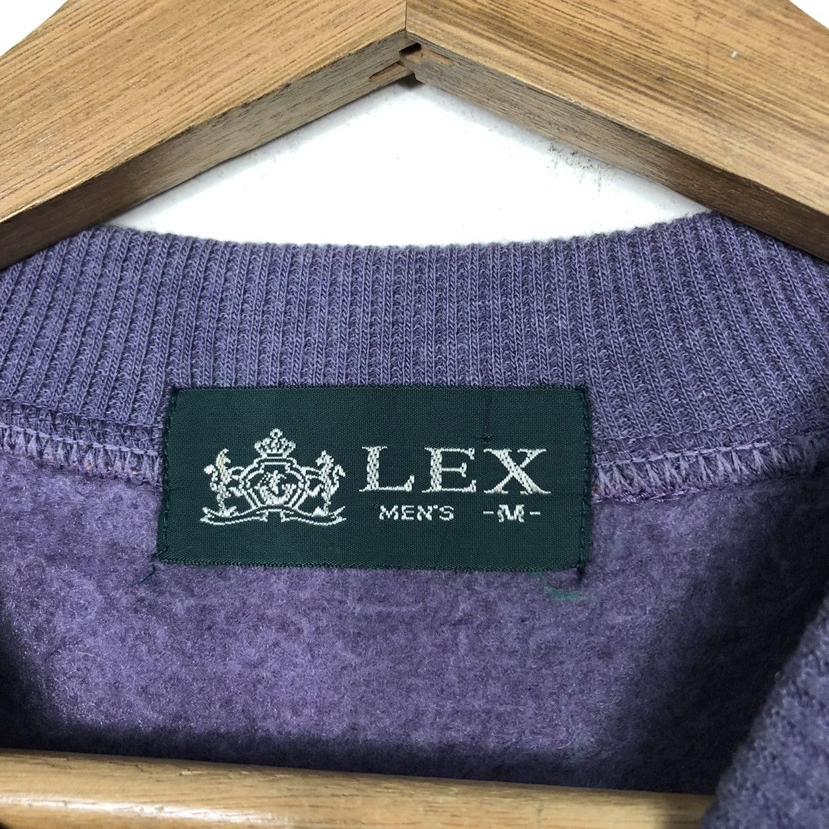 Issey Miyake 📌Vintage Sweatshirt Lex Big Logo Over Print Embroidery Size US M / EU 48-50 / 2 - 14 Thumbnail