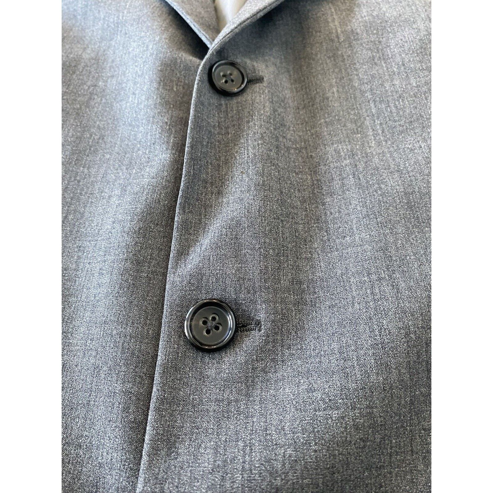 Jil Sander JIL SANDER Tailor Made Gray Sport Coat 3 Btn Center Vent 42R Size 42R - 8 Thumbnail