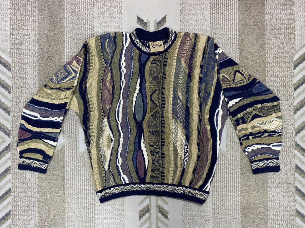 image of Classics Australia x Coogi Vintage Coogi Classic 3D Sweater in Mix, Men's (Size Small)