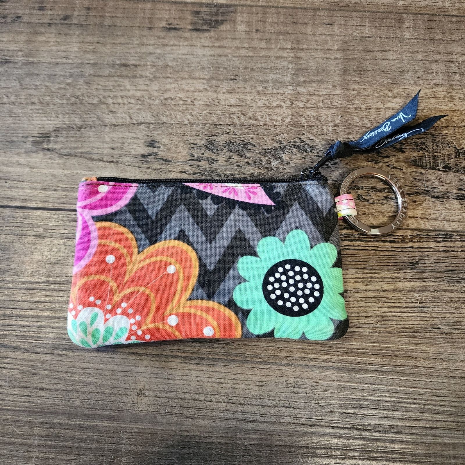 Vera Bradley Vera Bradley ID wallet pouch with key ring b43 Size ONE SIZE - 3 Thumbnail