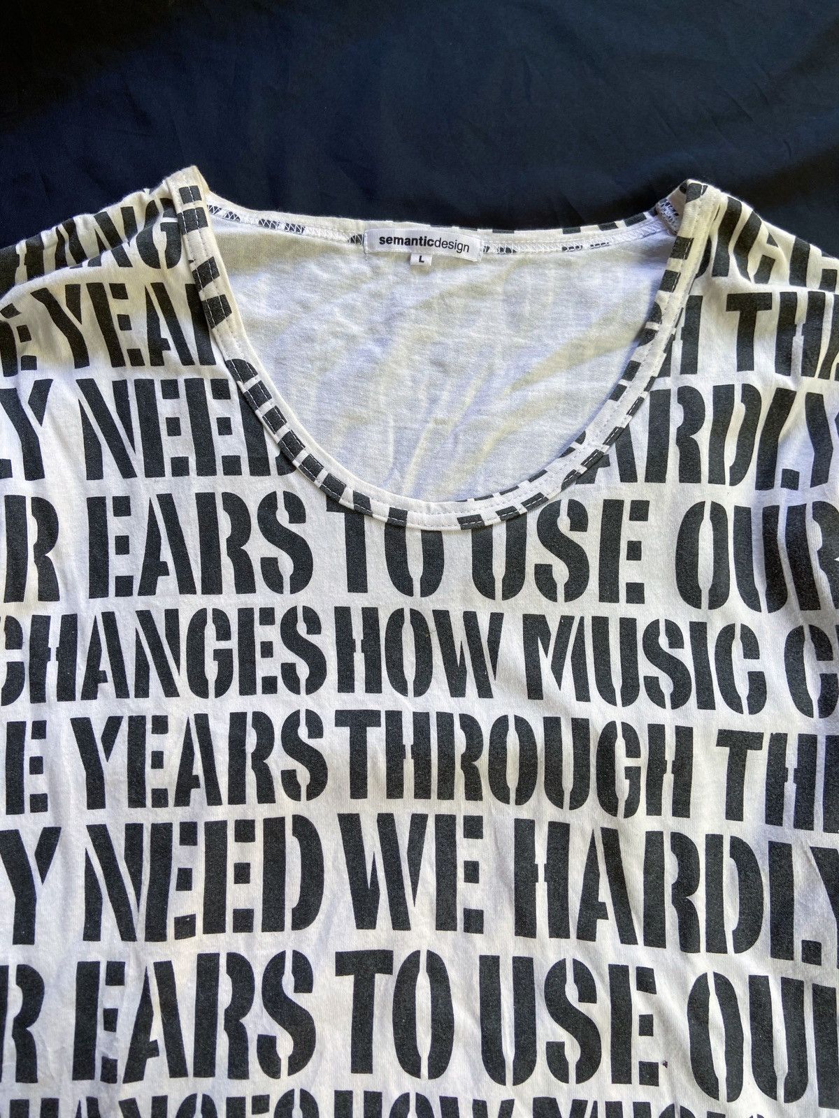 semanticdesign SEMANTIC DESIGN THROUGH THE YEARS FOR MUSICIAN LONG SLEEVE Size US M / EU 48-50 / 2 - 6 Thumbnail