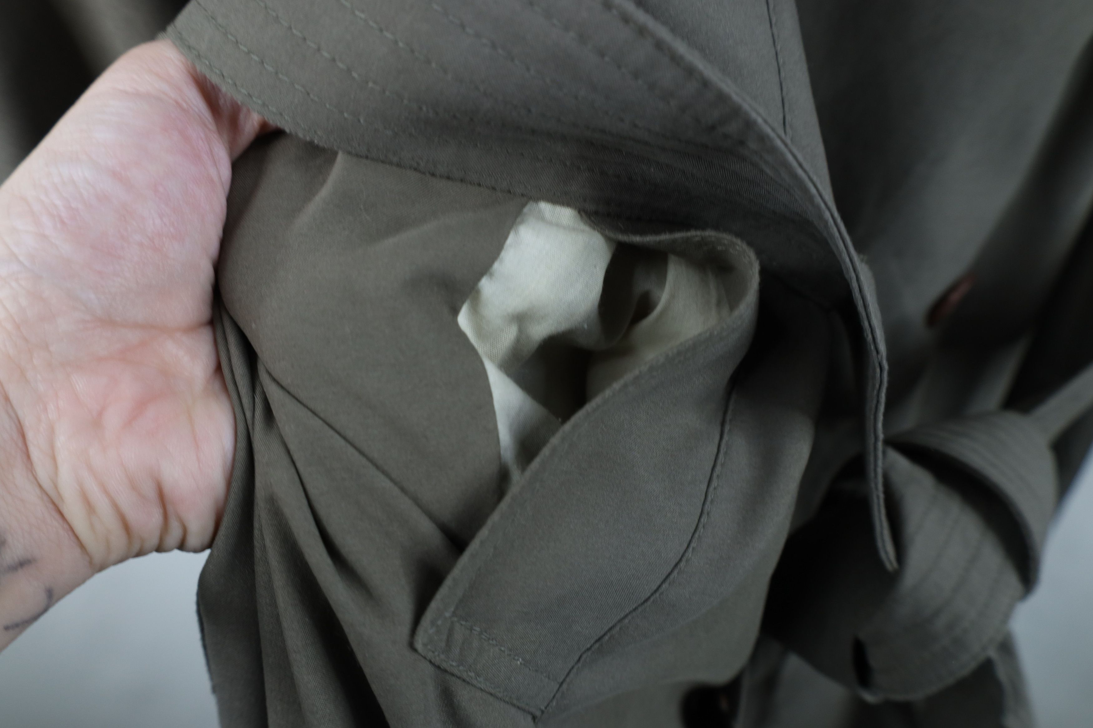 Ralph Lauren × Vintage Vintage 90s Chaps Ralph Lauren Belted Trench Coat Jacket Size US XXL / EU 58 / 5 - 7 Thumbnail