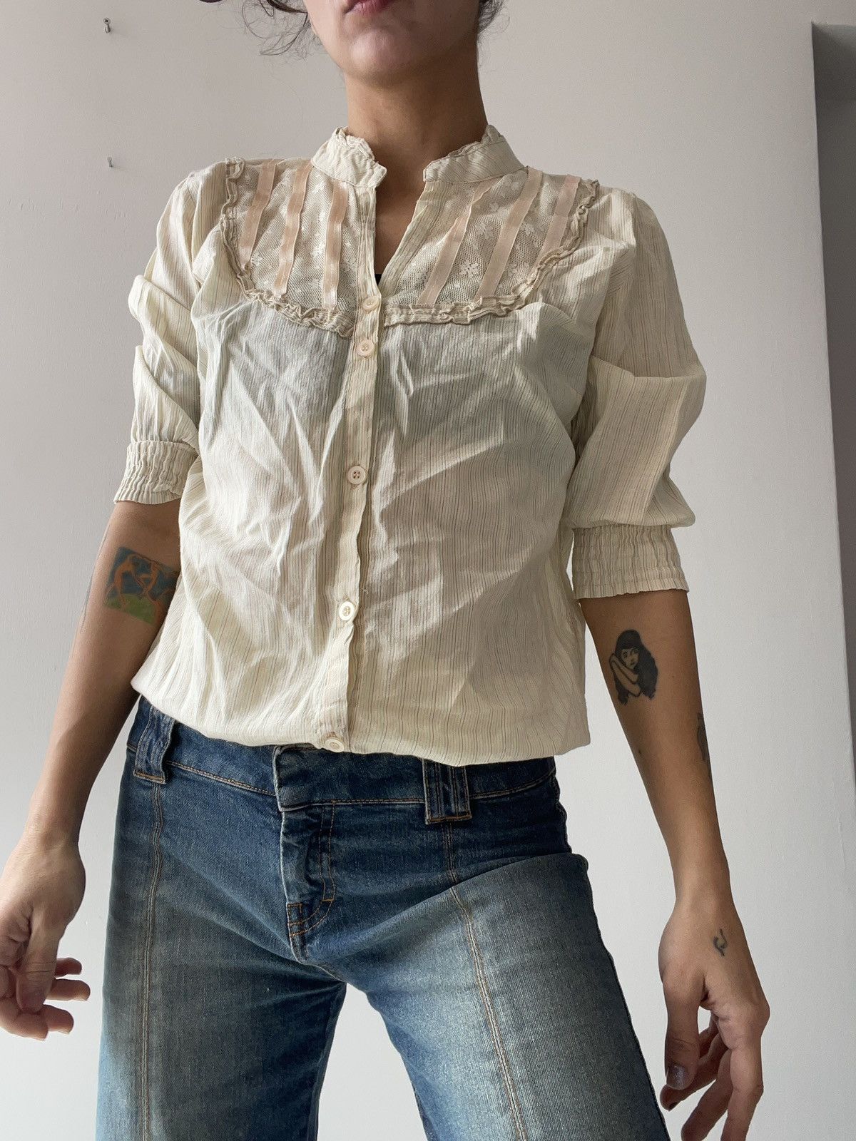 Vintage y2k shirt Size M / US 6-8 / IT 42-44 - 1 Thumbnail