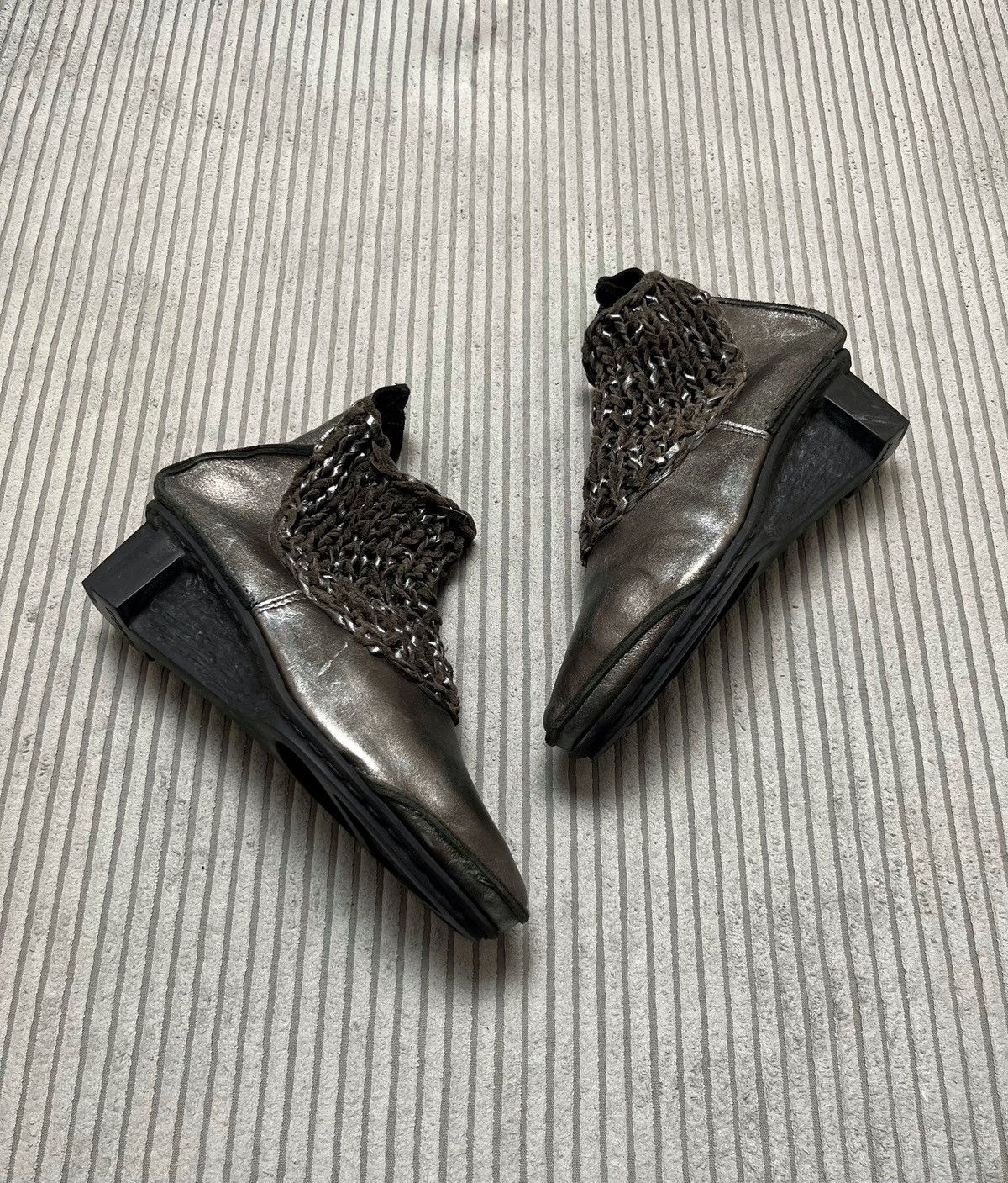 Trippen Trippen Leather Avant Garde Mesh Zip Boots 90s Size US 9 / IT 39 - 2 Thumbnail