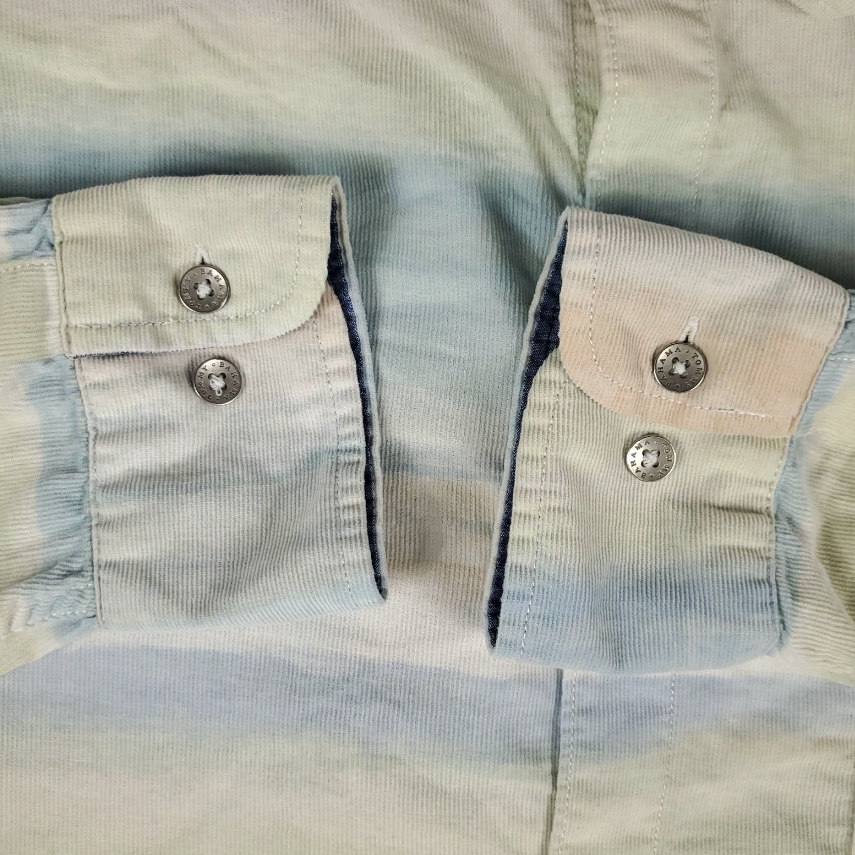 Tommy Bahama Tommy Bahama Shirt Mens Medium Blue Striped Cotton Button Up Long Sleeve Size US XL / EU 56 / 4 - 3 Thumbnail