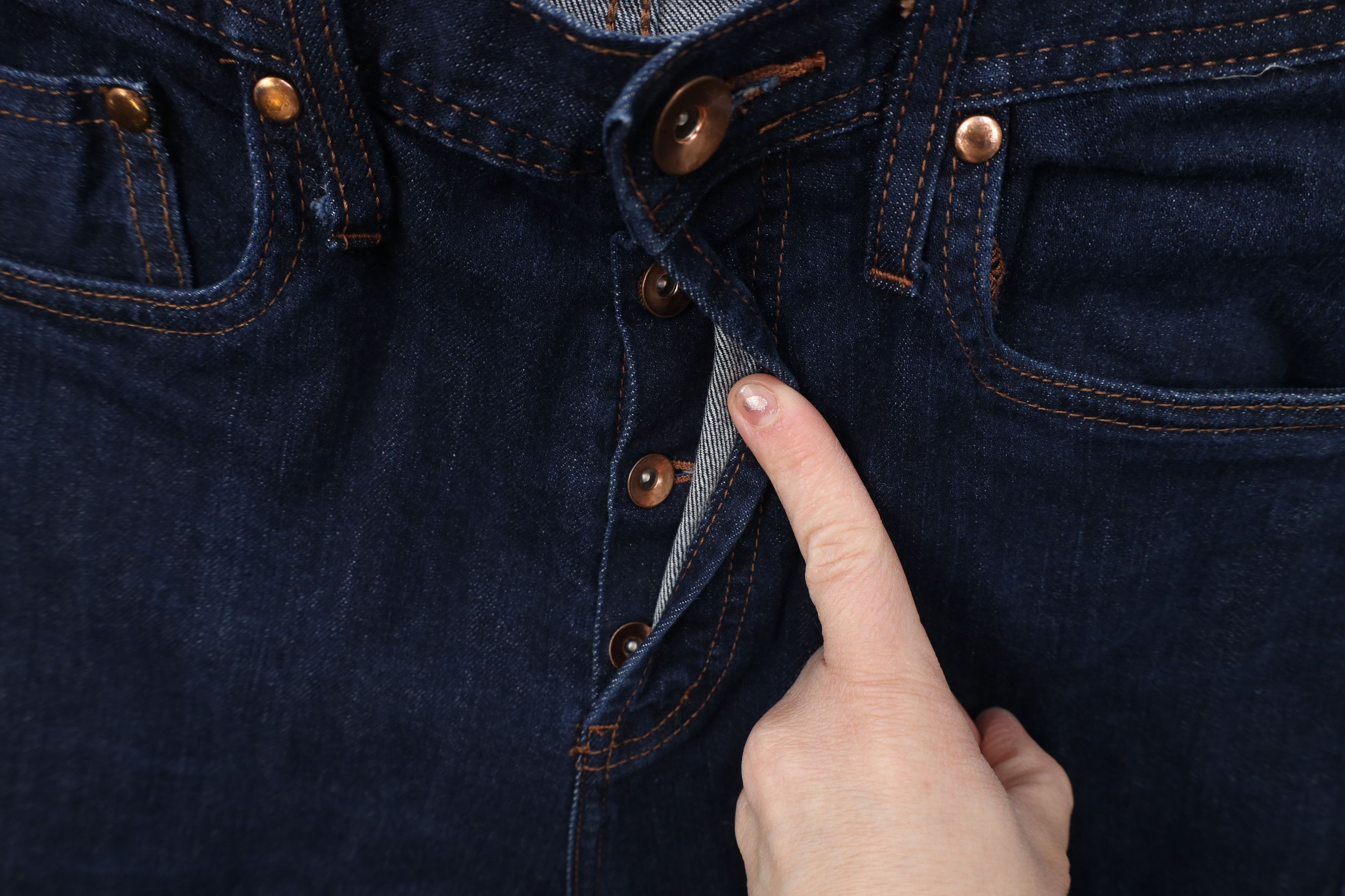 Vintage Unbranded Brand Fly 11oz Selvedge Stretch Tapered Leg Jeans Size US 32 / EU 48 - 6 Thumbnail