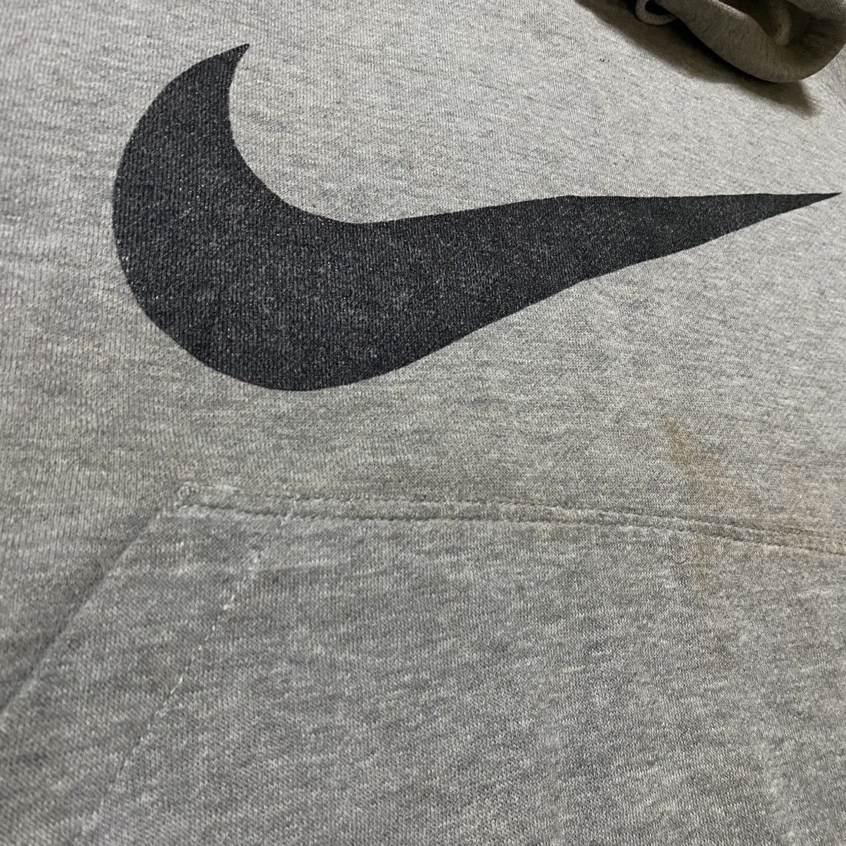 Nike × Vintage Vintage 90's Nike Big Swoosh Hoodies Size US L / EU 52-54 / 3 - 13 Thumbnail