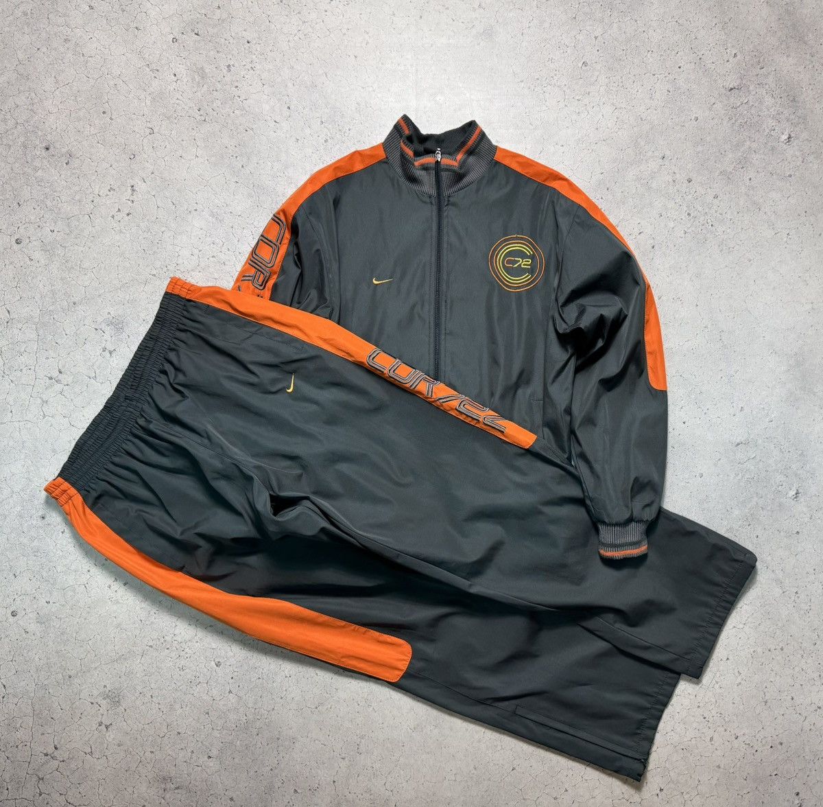 Nike Nike Cortez 72 Vintage Nylon Track Suit Jacket & Pants Size US M / EU 48-50 / 2 - 1 Thumbnail