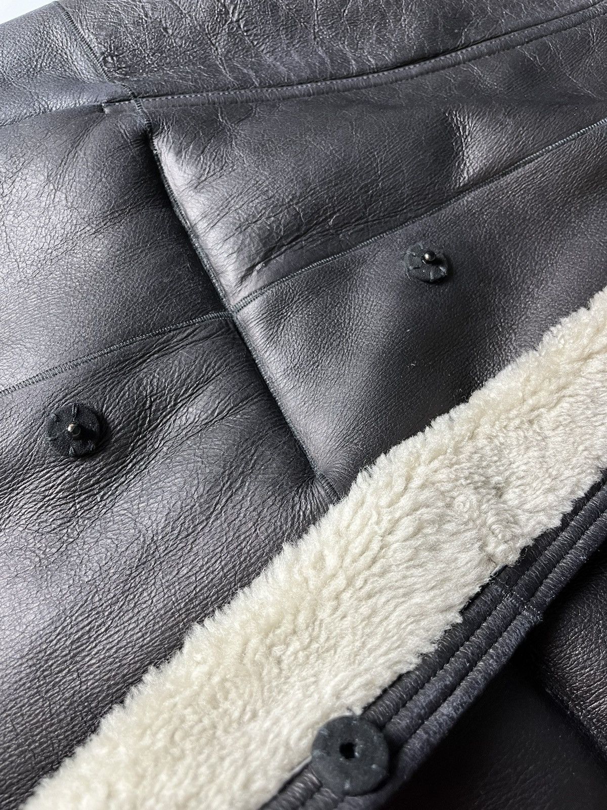 Rick Owens Rick Owen’s Sphinx F/W 15 Leather Jacket Size M / US 6-8 / IT 42-44 - 13 Thumbnail