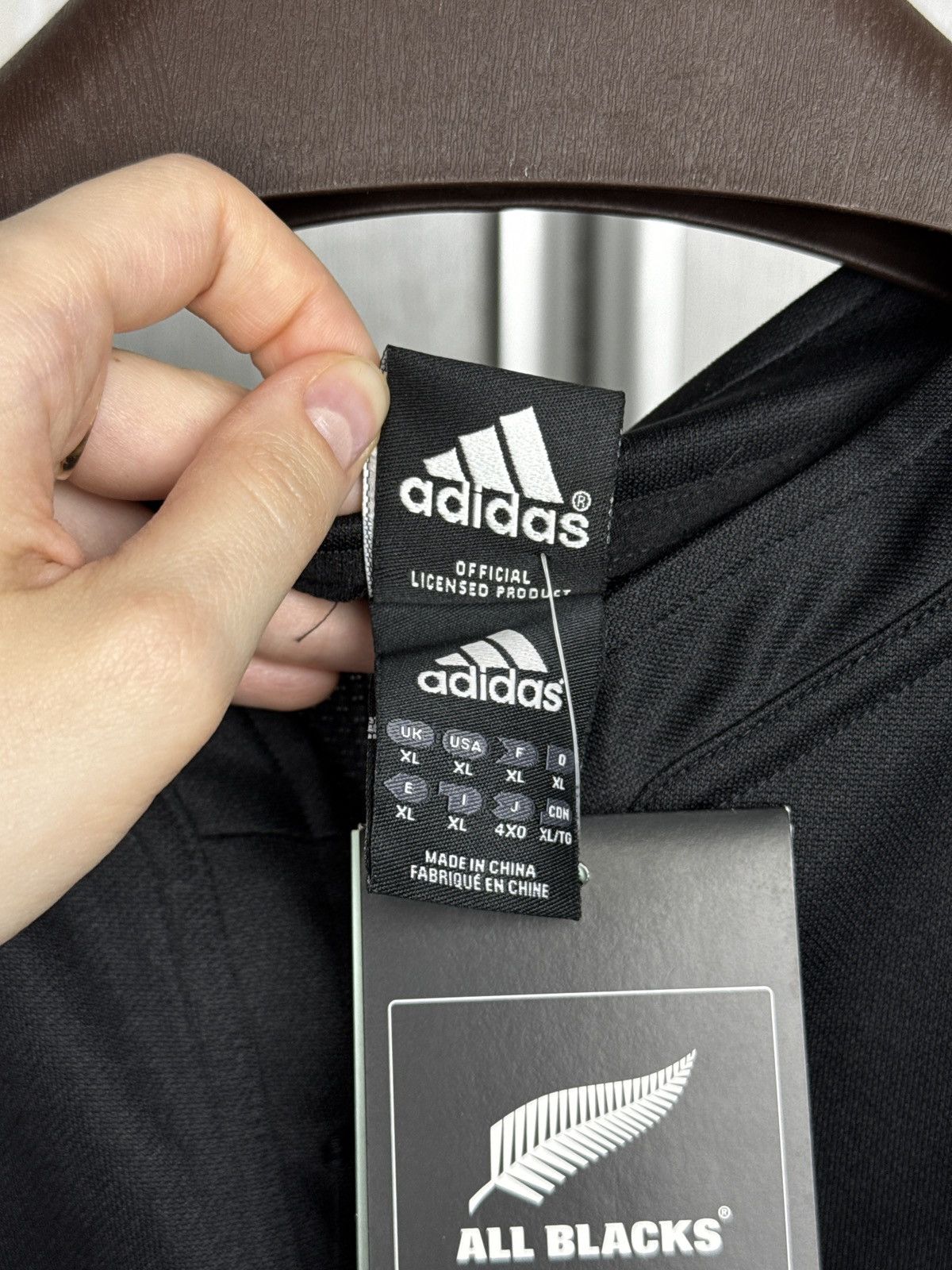 Adidas BNWT! New Zealand All Blacks adidas Rugby Jersey 2006 shirt Size US XL / EU 56 / 4 - 11 Thumbnail